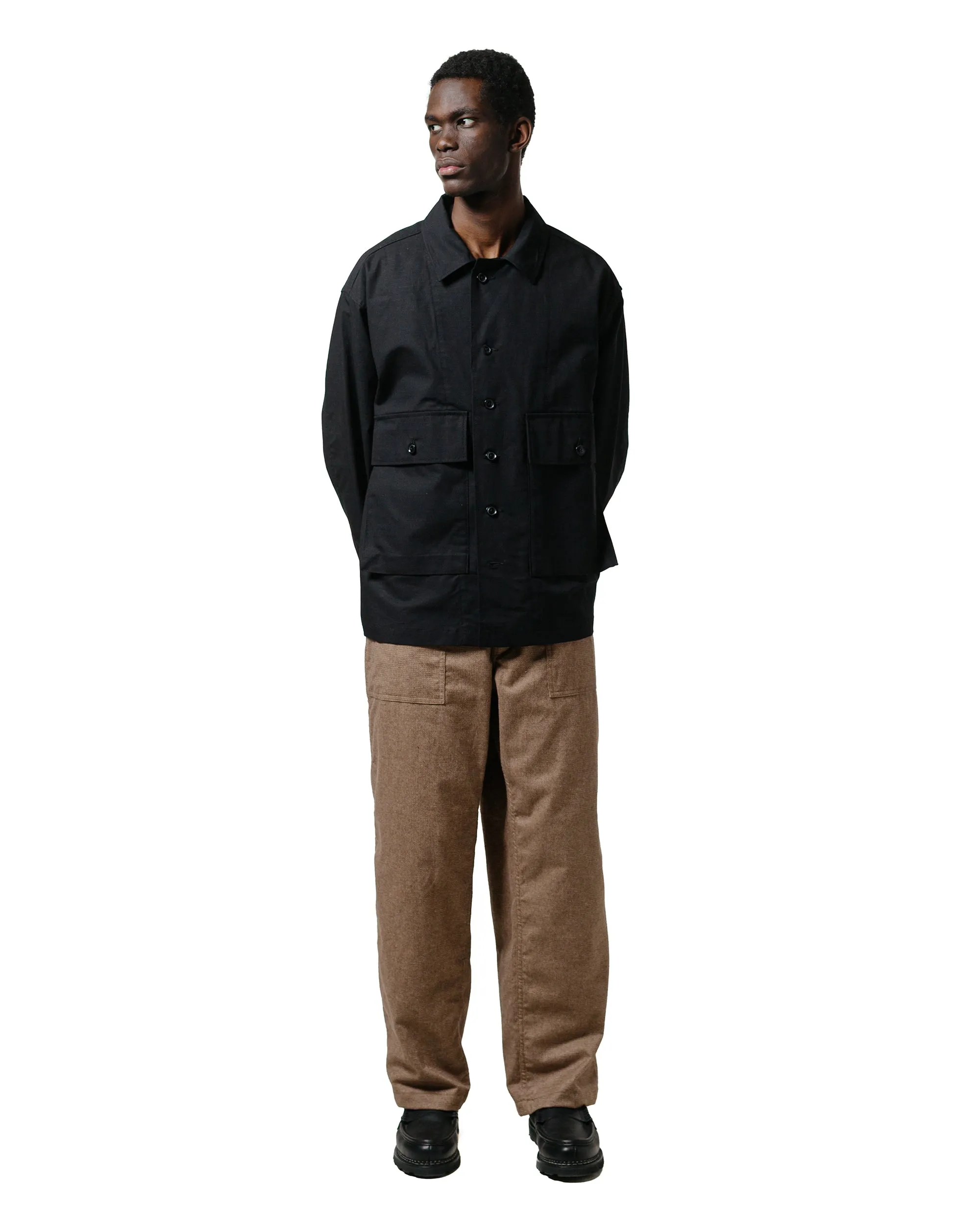 Engineered Garments Workaday Fatigue Pant Brown Cp Homespun Quick Release Tie-Back Index