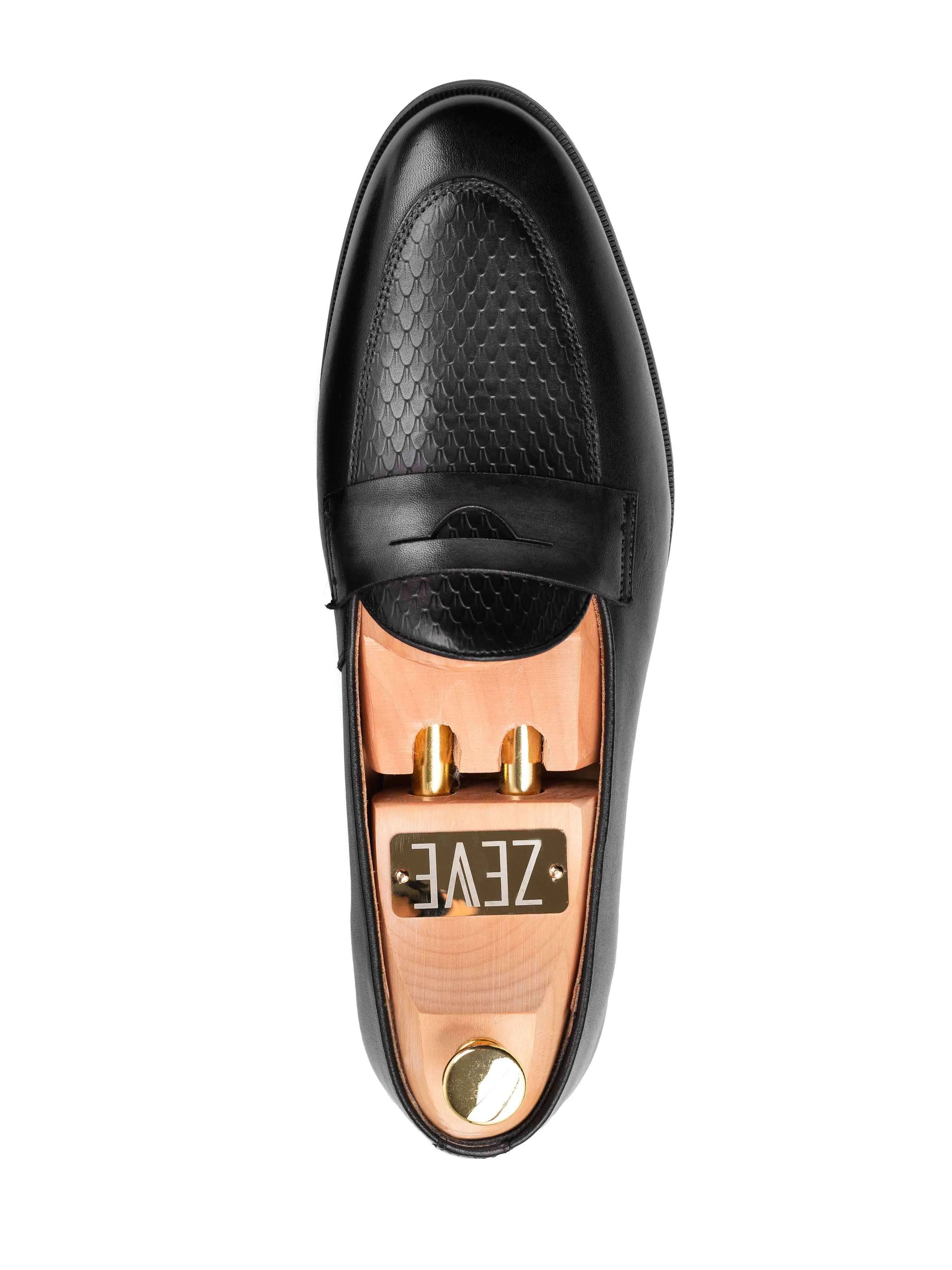 Foot Stamina Enzo Belgian Loafer - Solid Black