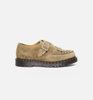 Ramsey Suede Kiltie Buckle Creeper Mens Lifestyle Shoe - Desert Oasis Exceptional Footwear