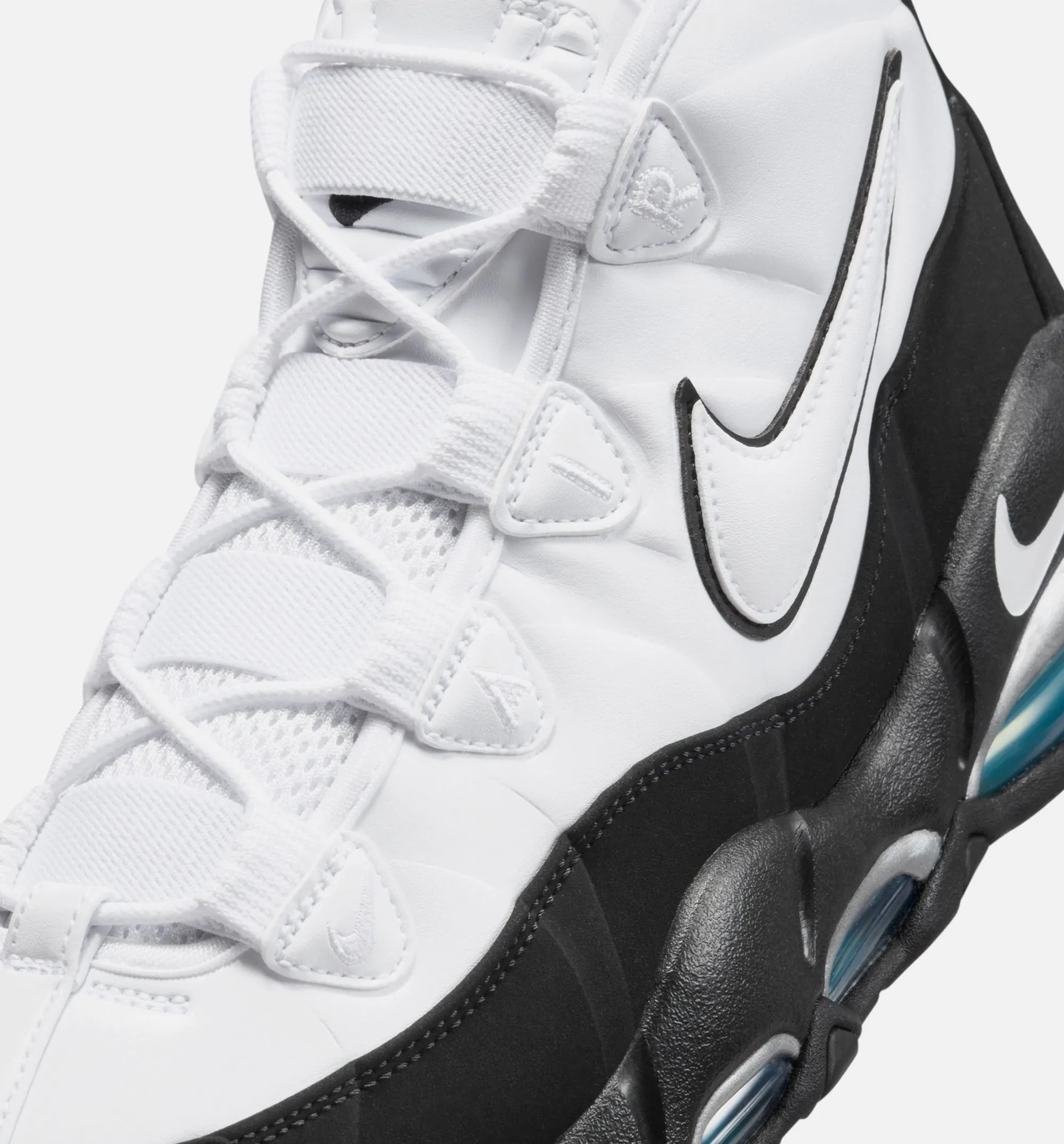 Self-Uplift Stain Resistant Finish Air Max Uptempo 95 Mens Lifestyle Shoe -  White/Black/Mystic Teal