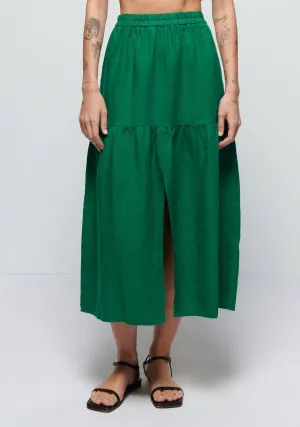 Jupe Esmeralda en Vert Verdoyant