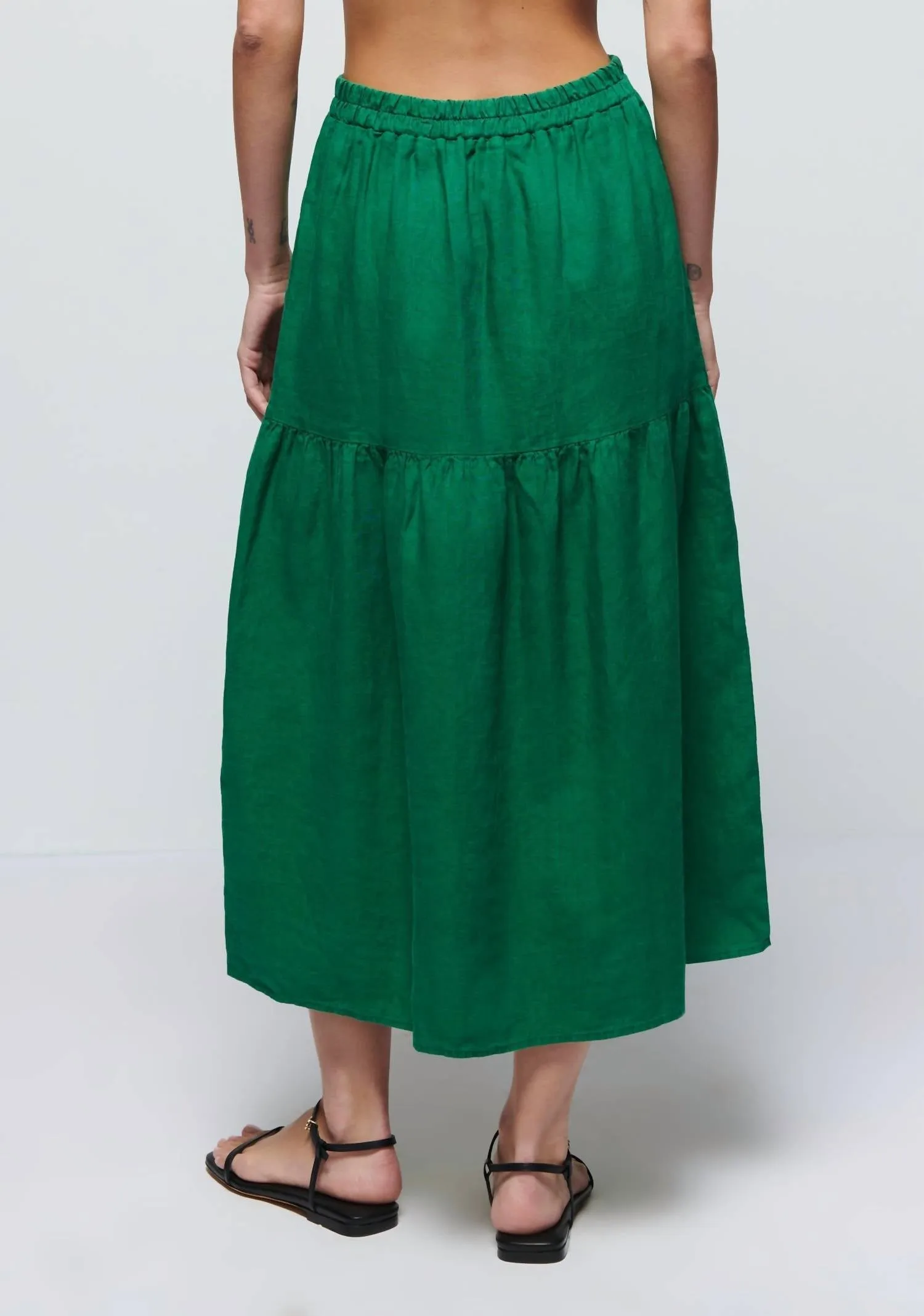Jupe Esmeralda en Vert Verdoyant