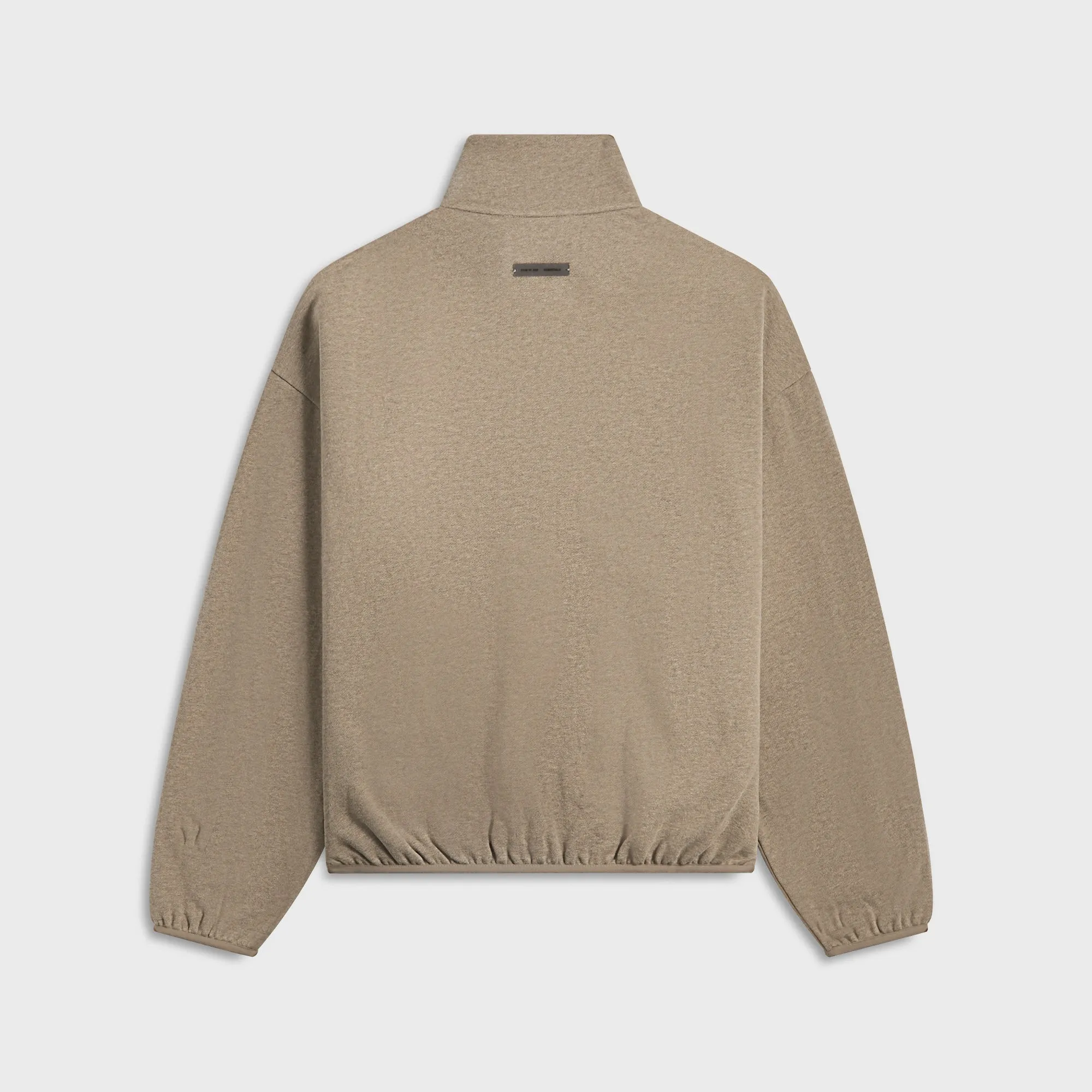 High Absorbency Comfortable Consequence Essentials Modern Fit Fleece Track Jacket - Homestead Heather