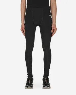 Stockings Drawstring Technical Leggings Black