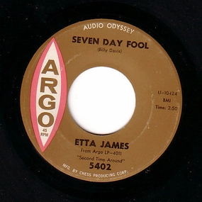 Etta James C Seven Day Fool  (Arrives in 4 Days) hi-fi speaker damping kit,hi-fi panel absorber,hi-fi bass trap