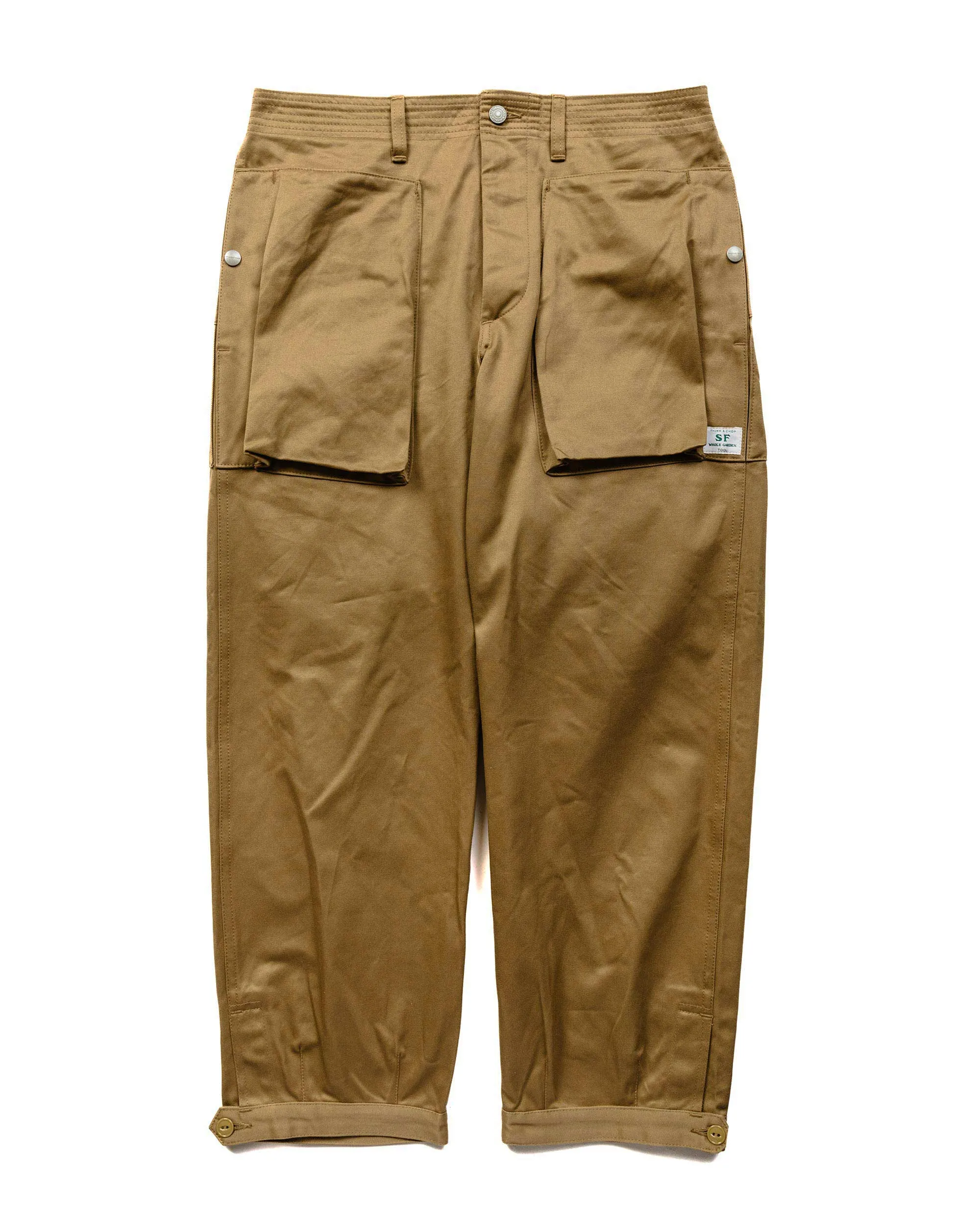 Trapezoid Titanium Carbonitride Oxide Sassafras Digs Crew Pants 4/5 41Chino Khaki