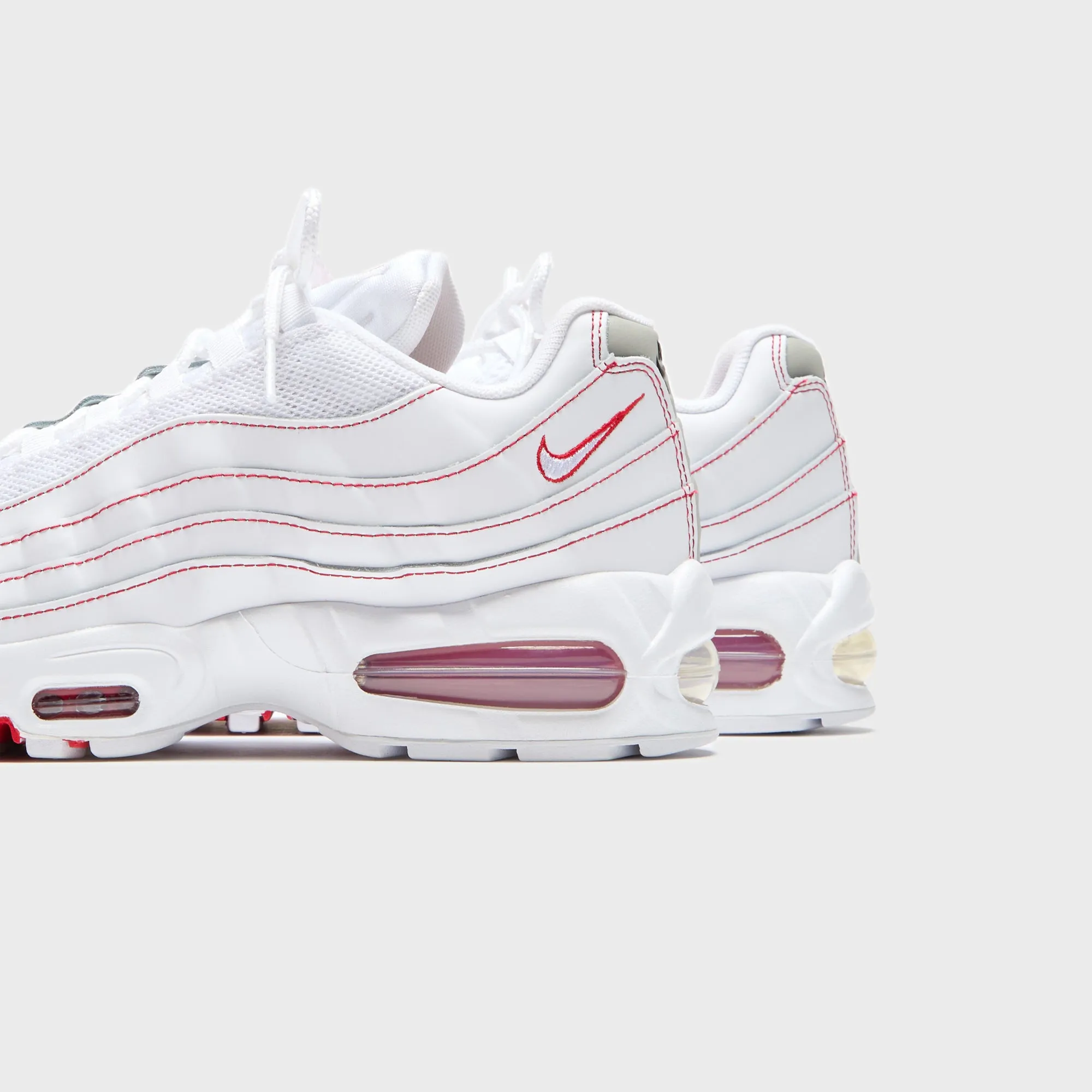 Cyber Monday Sale Born to Stand Out Nike Air Max 95 Og - White / University Red / Wolf Grey