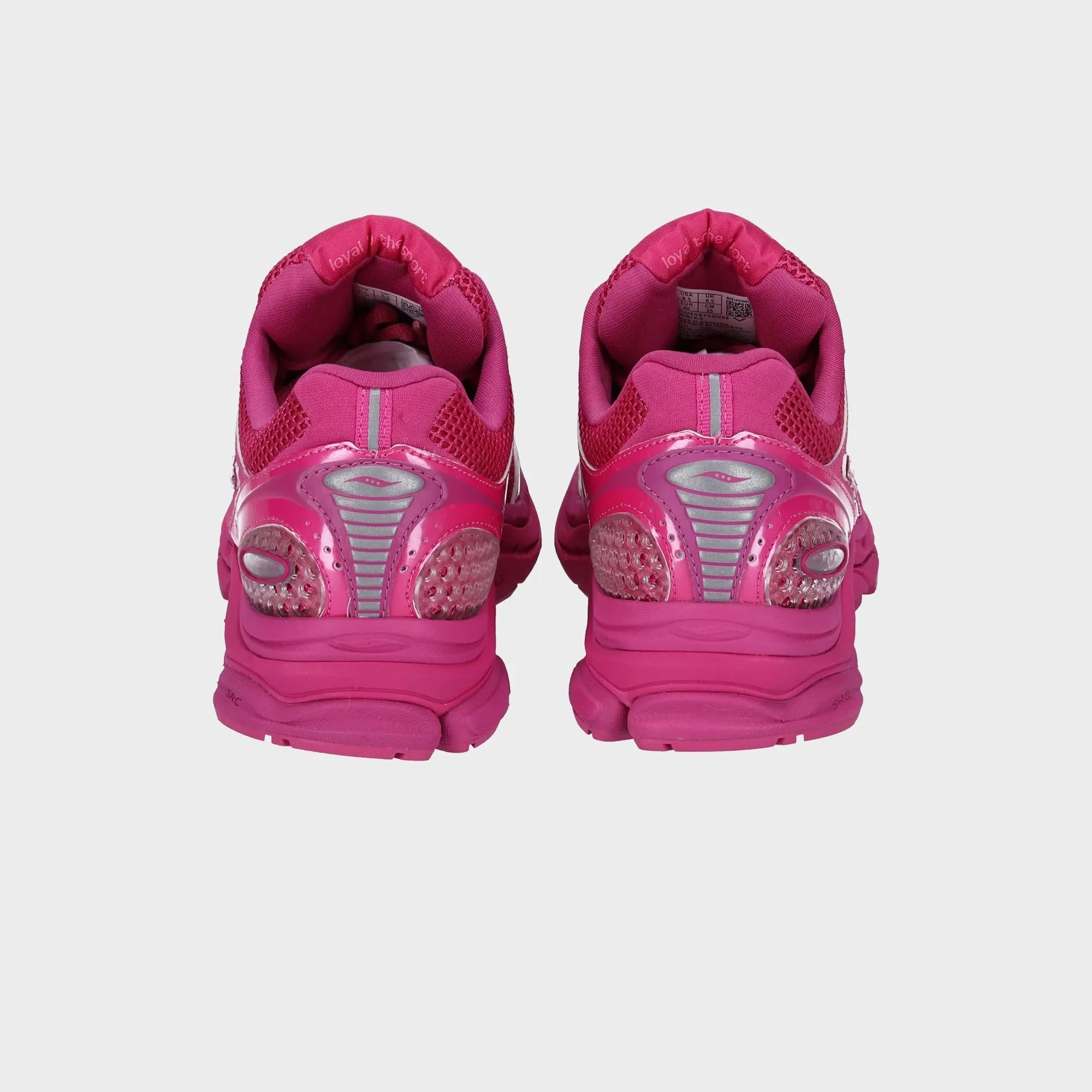 Saucony Wmns Progrid Triumph 4 - Pink Comfortable Footbed Style Woven Fabric