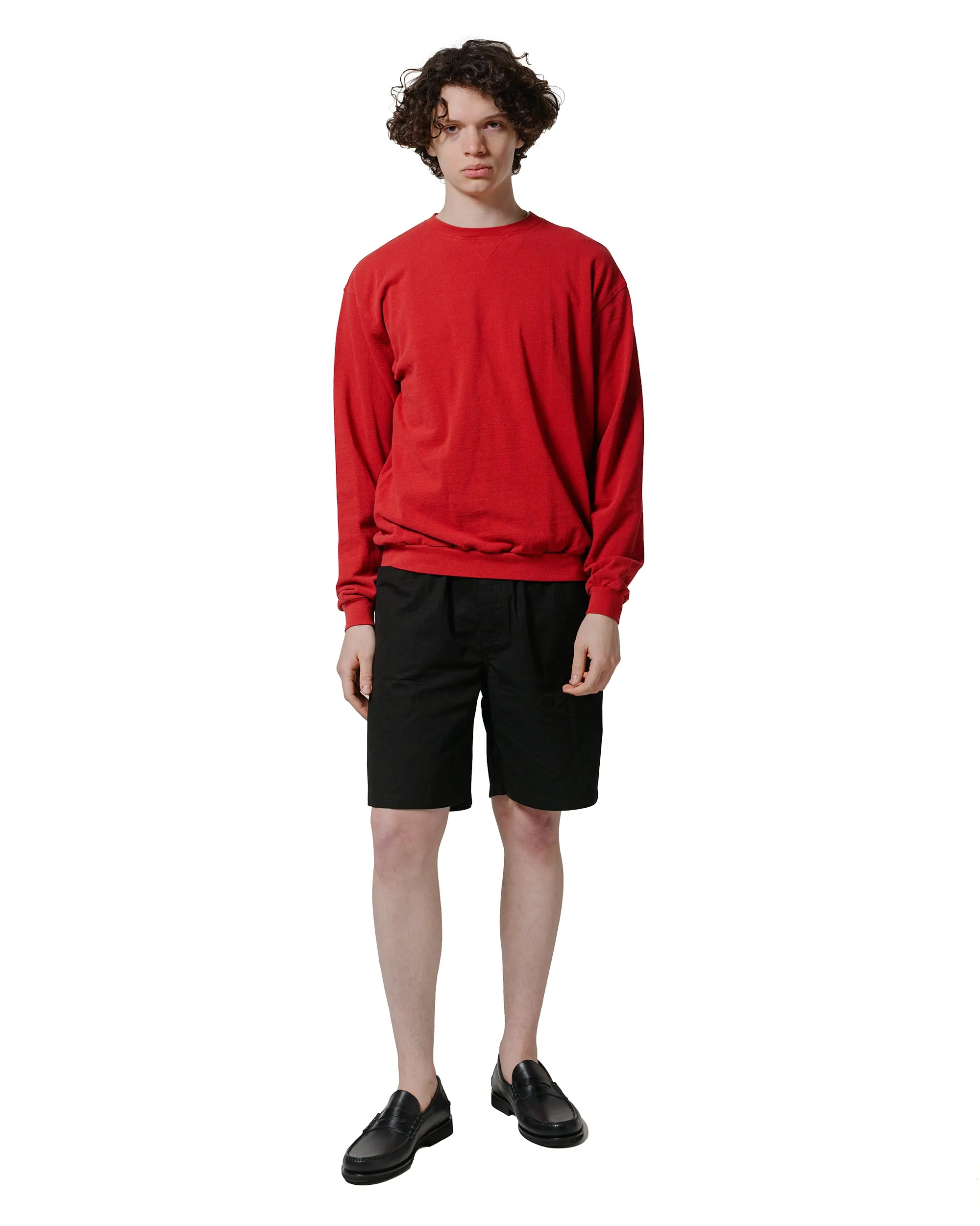 Norse Projects Ragnar Fine Broken Twill Shorts Black Faux Fur Sleeve Button - up Style