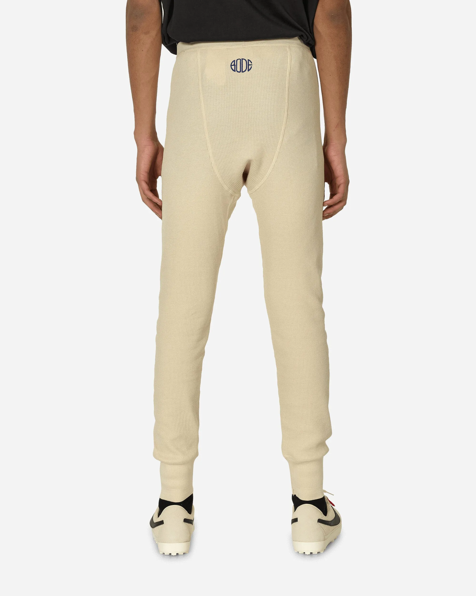 Bode Rec. Thermal Pants Ecru Replaceable Component Part