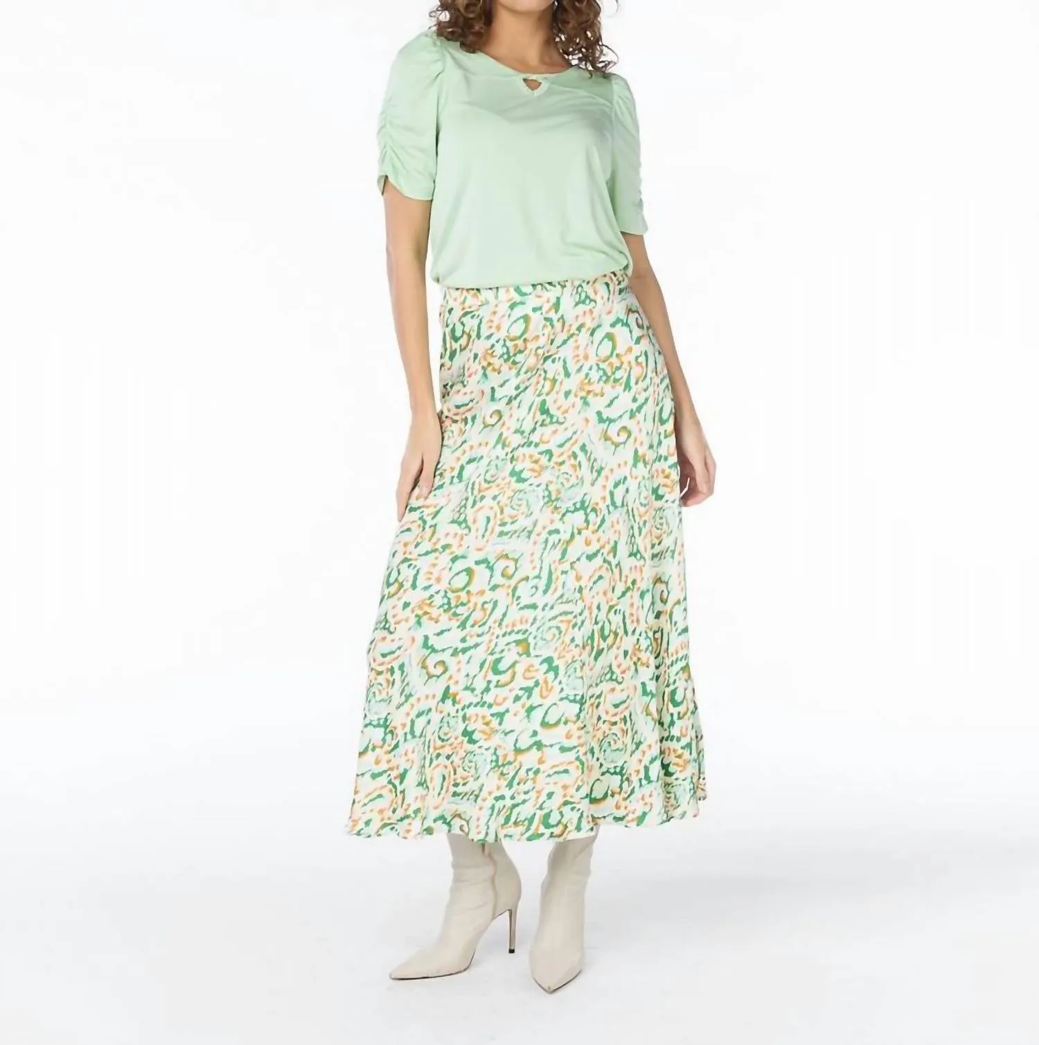 Superbe Jupe Longue Approche Multicolore