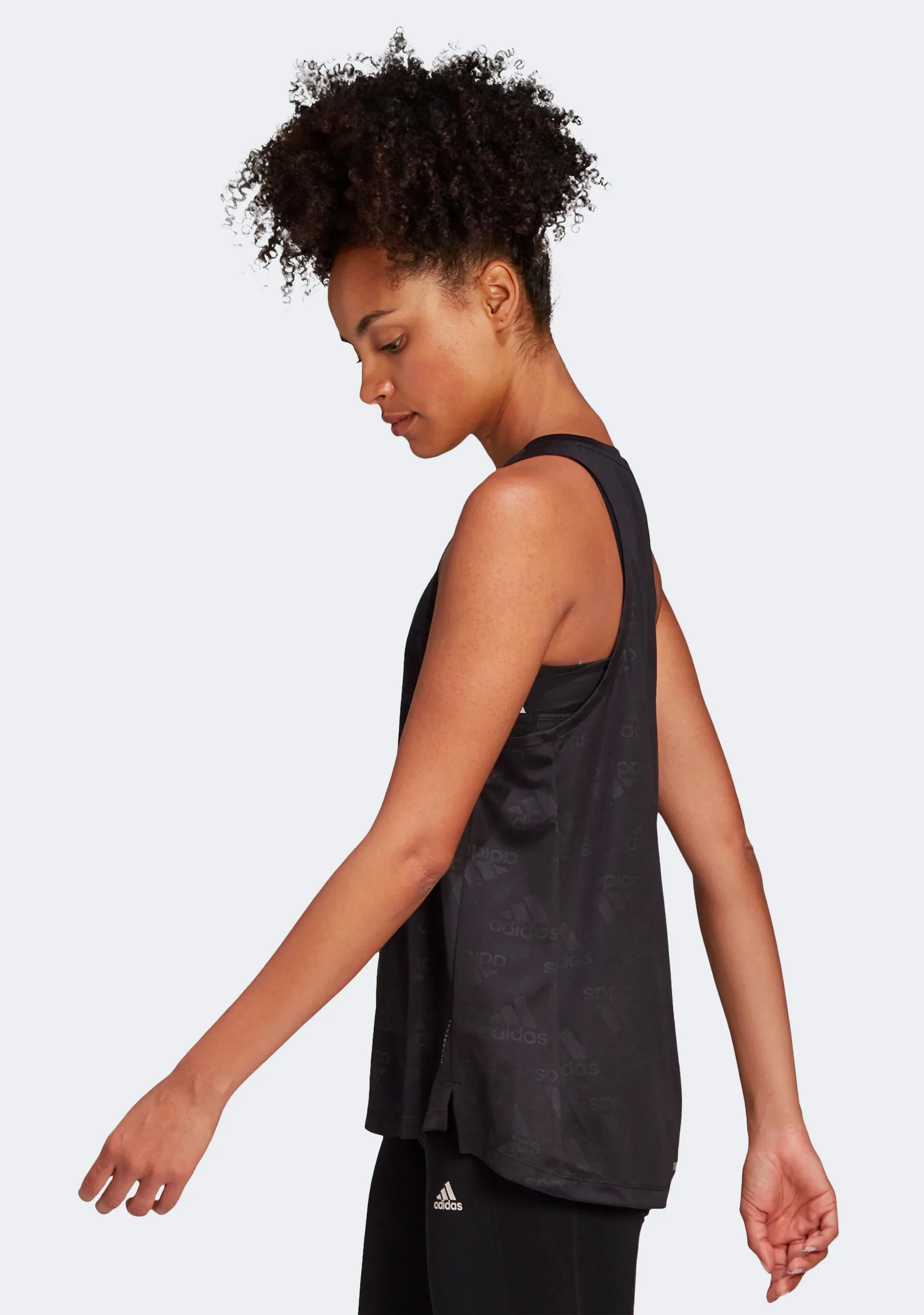 Flared Style Stretchy Elastic Adidas WomenS Own The Run Tank Top