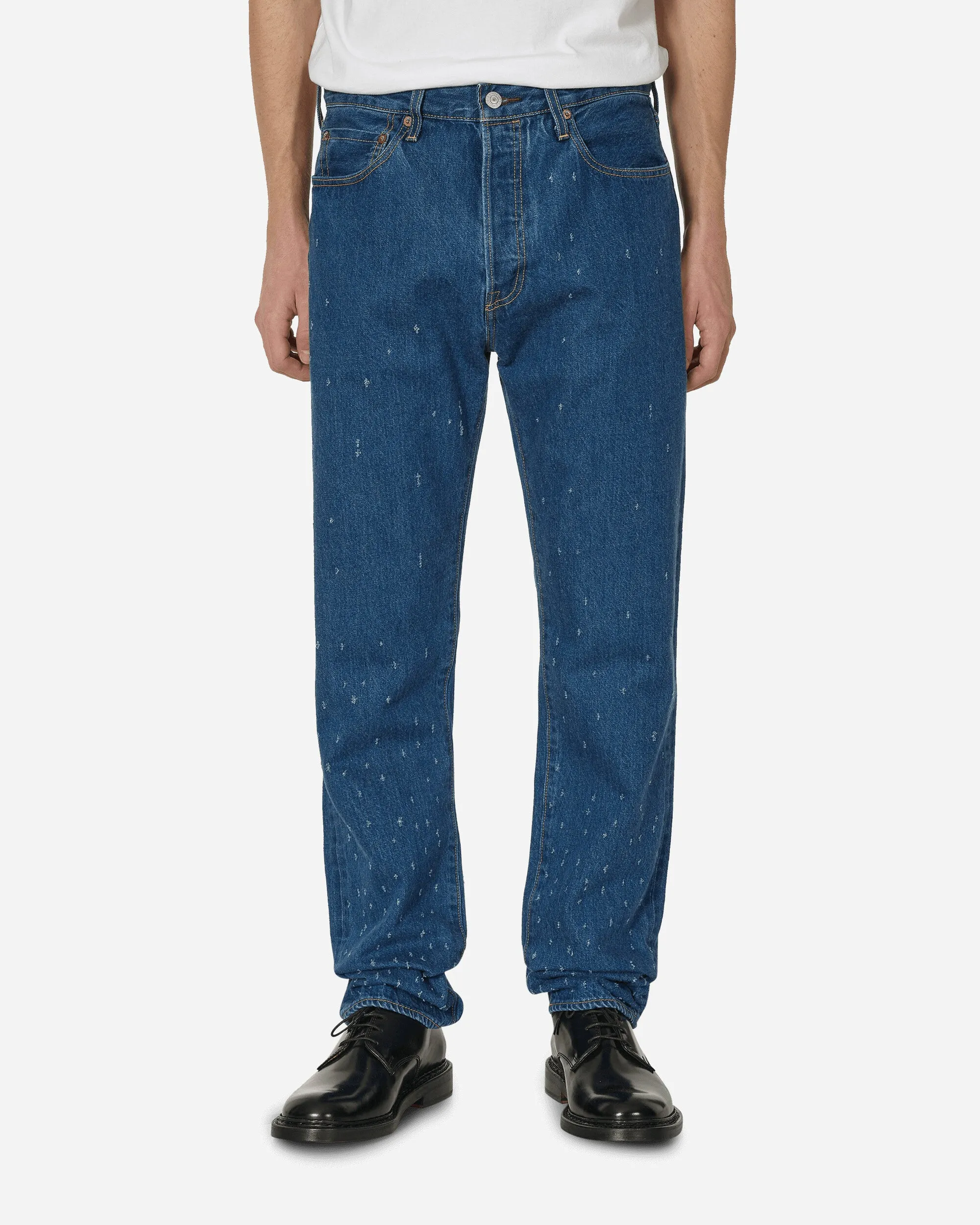 1980'S 501 Jeans Blue Soccer Wear