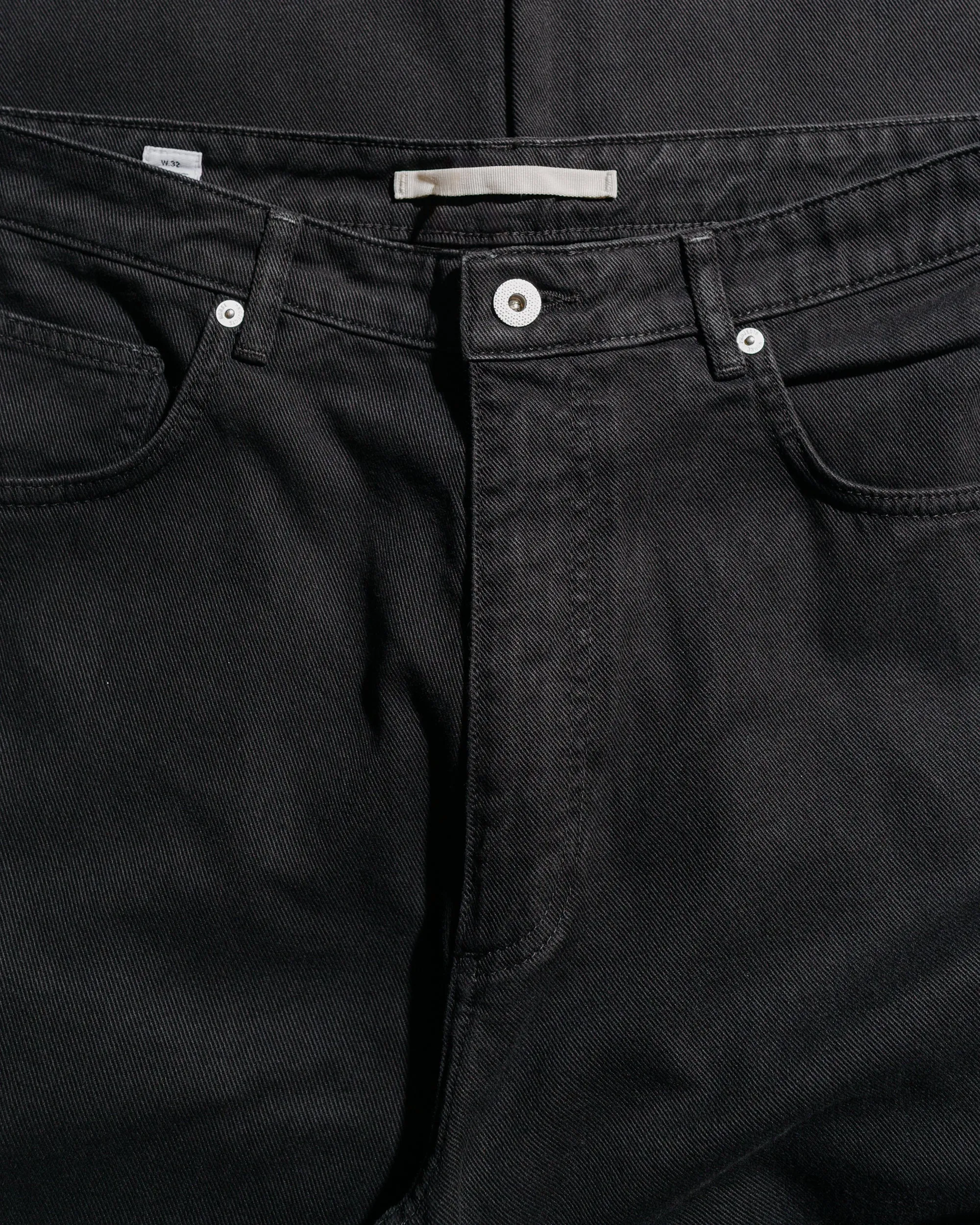 Lattice Finish Norse Projects Mogens Relaxed 5 Pocket Heavy Twill Black
