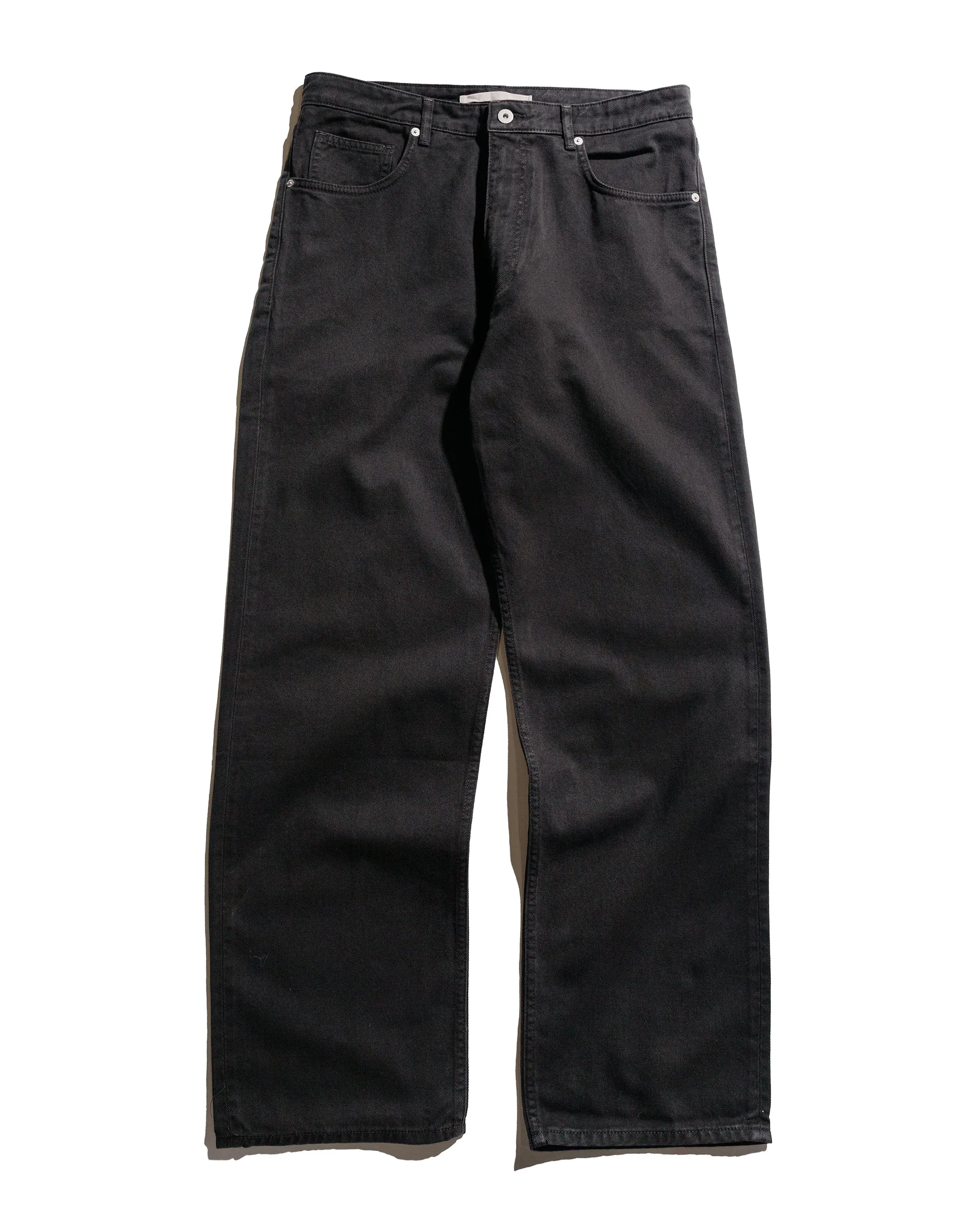 Norse Projects Mogens Relaxed 5 Pocket Heavy Twill Black Comfortable Bird