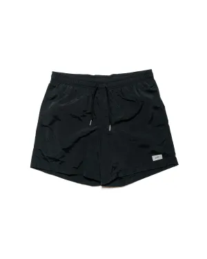 Bather Solid Black Swim Trunk More Comfortable Comfortable Waistband Opening