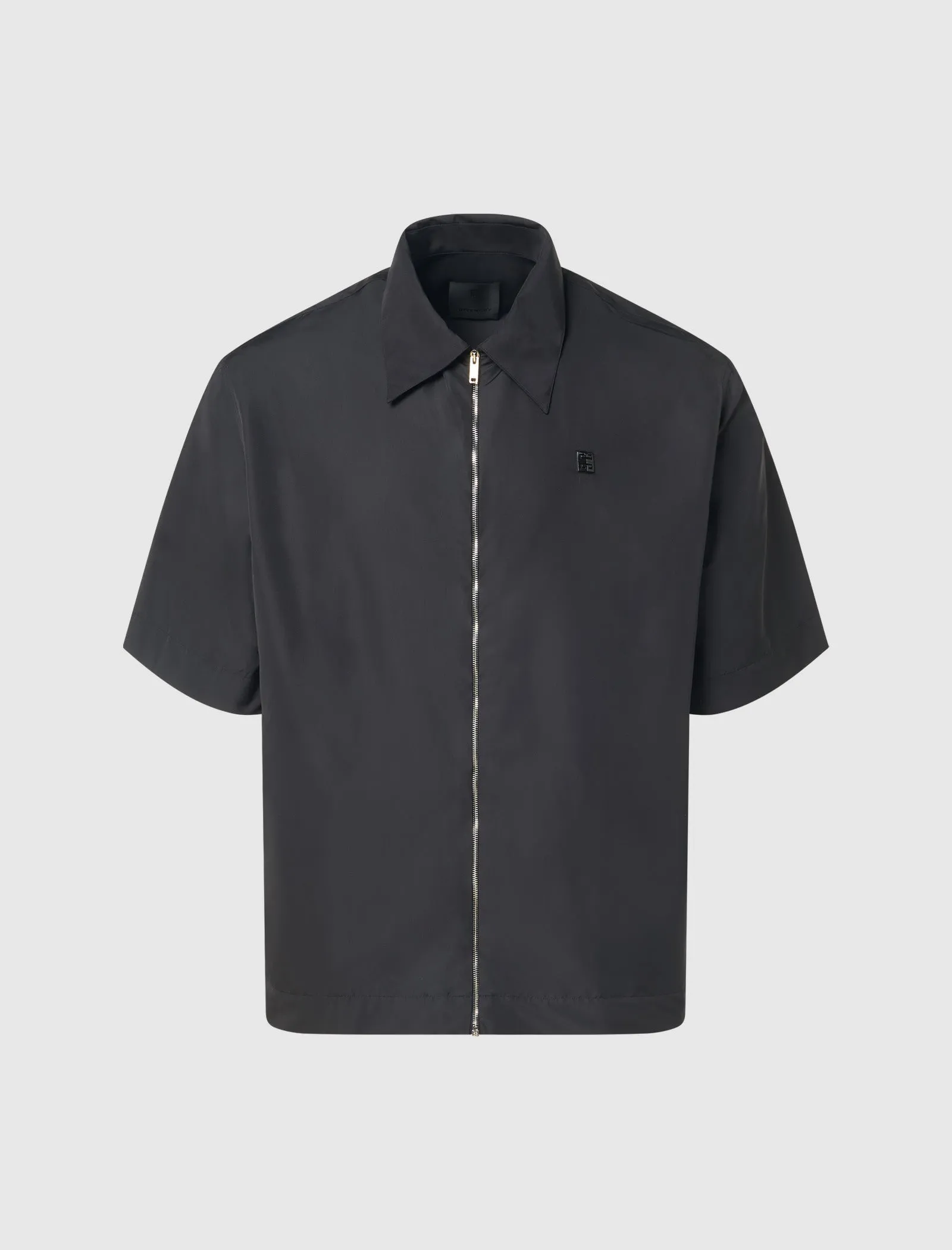 Casual Zipped Shirt Elasticated Strap