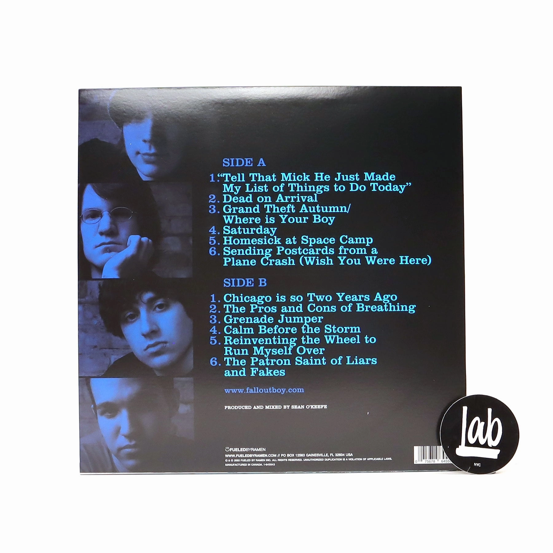 Fall Out Boy: Take This To Your Grave (Colored Vinyl) Vinyl LP