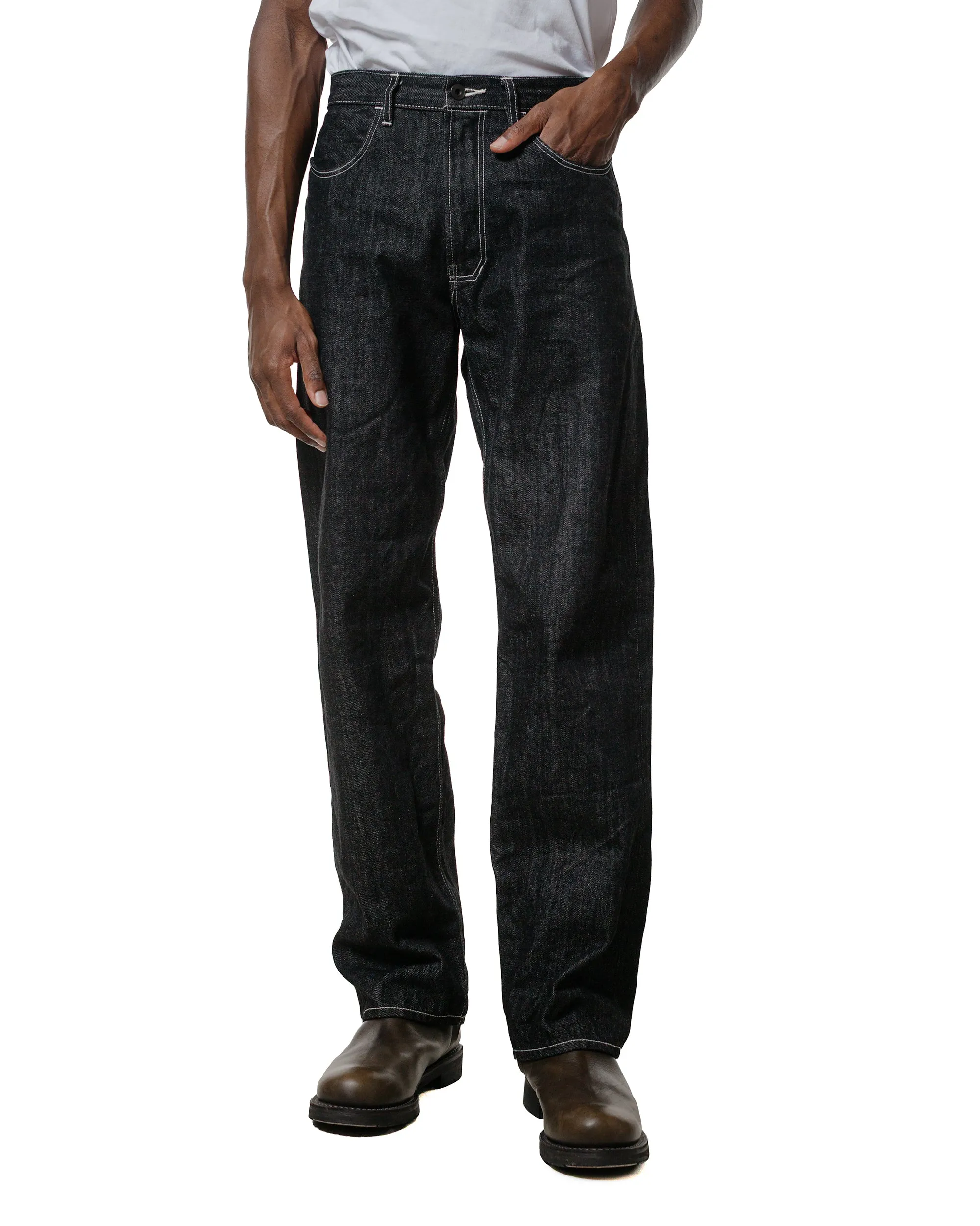 Henry'S Rounded Jeans Black/Natural Translucent