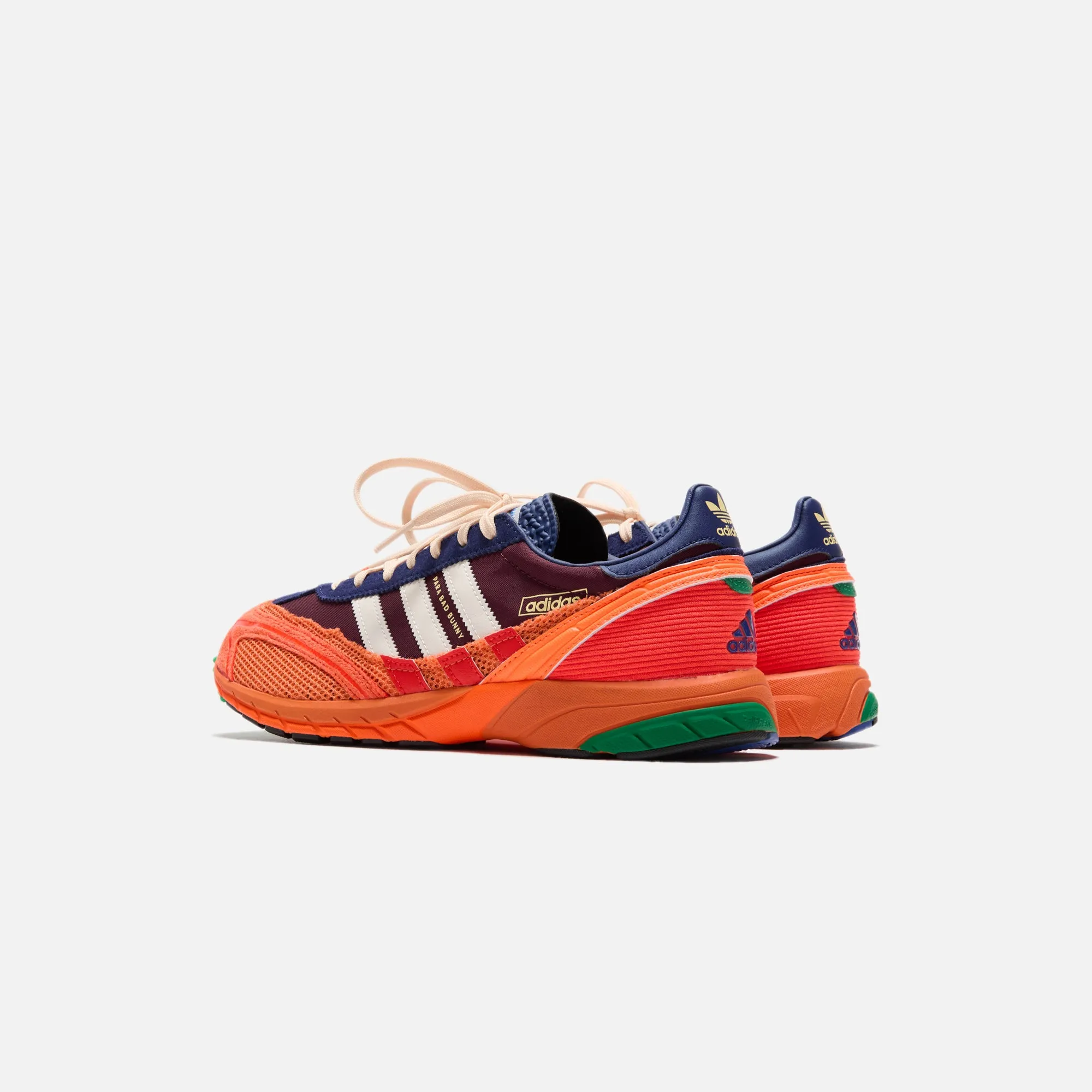 Adidas X Bad Bunny Adizero Sl 72 - Maroon / Chalk White / Semi Solar Red Footwear for the Fearless Labor Day Sale