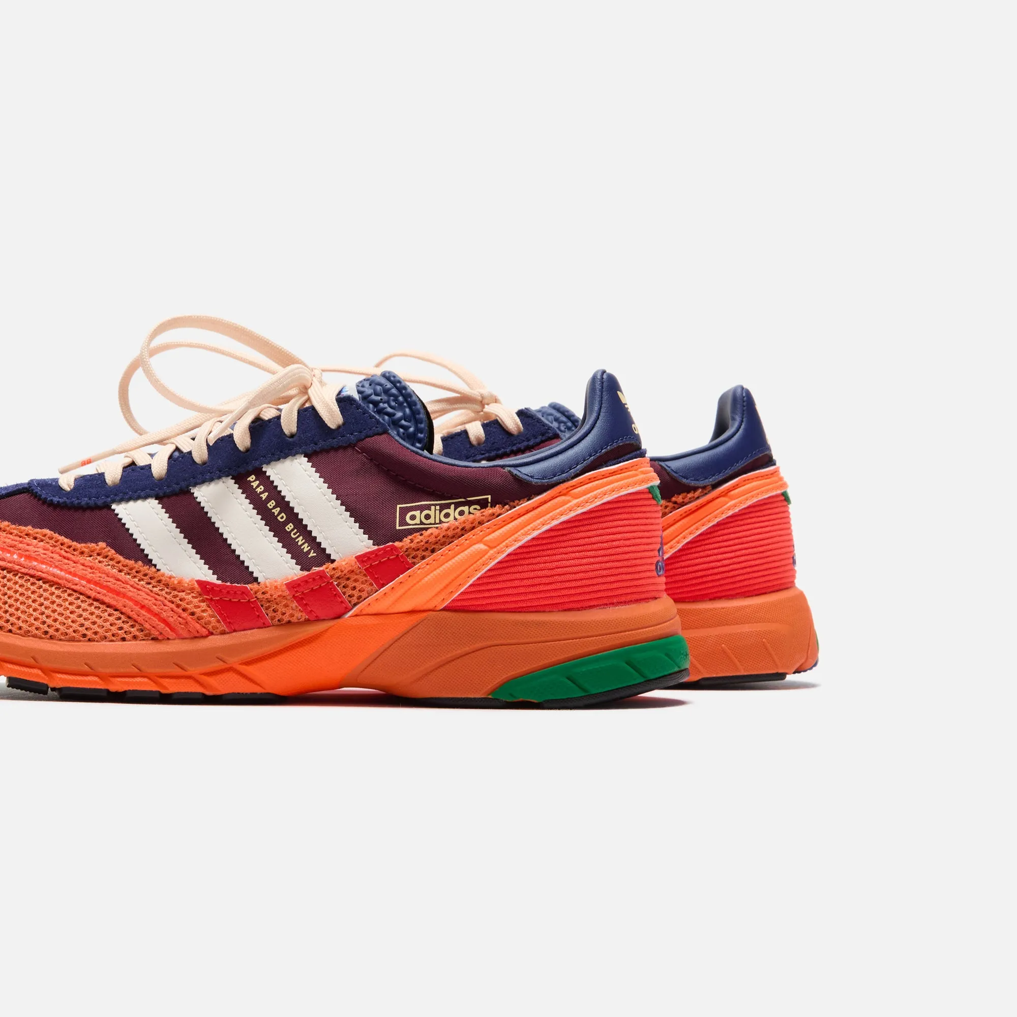 Clearance Sale Step Out Boldly Adidas X Bad Bunny Adizero Sl 72 - Maroon / Chalk White / Semi Solar Red