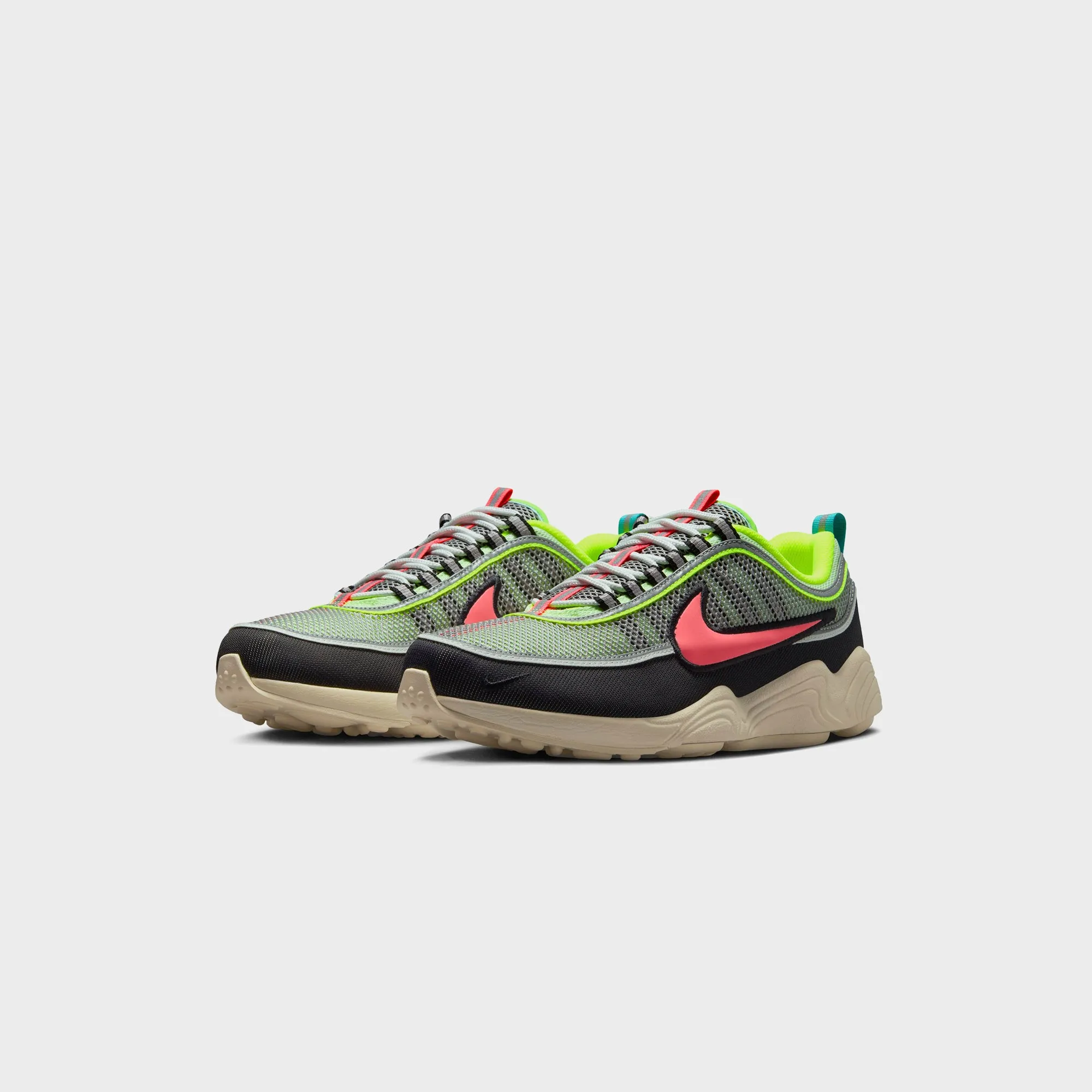 Nike Air Zoom Spiridon - Barely Volt / Hot Punch / Metallic Silver / Summit White / Black Valentine's Day Sale All Eyes on You