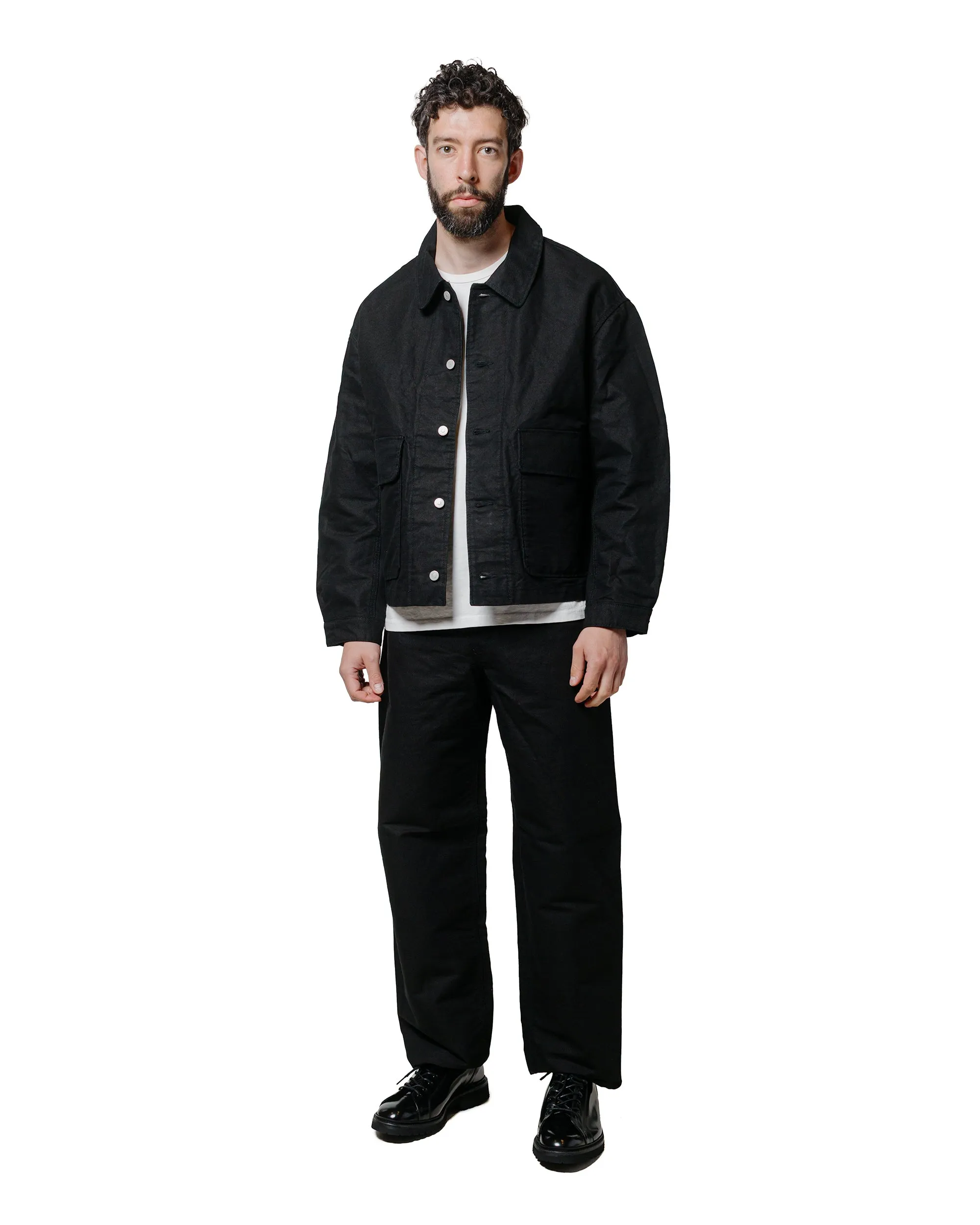 James Coward 5Pkt Jean Black Cotton Washi Duck Customizable Features Frontless