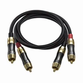 FiiO LR-RCA2 Dual RCA Coaxial Cable hi-fi amplifier board,hi-fi amplifier chassis,hi-fi power transformer