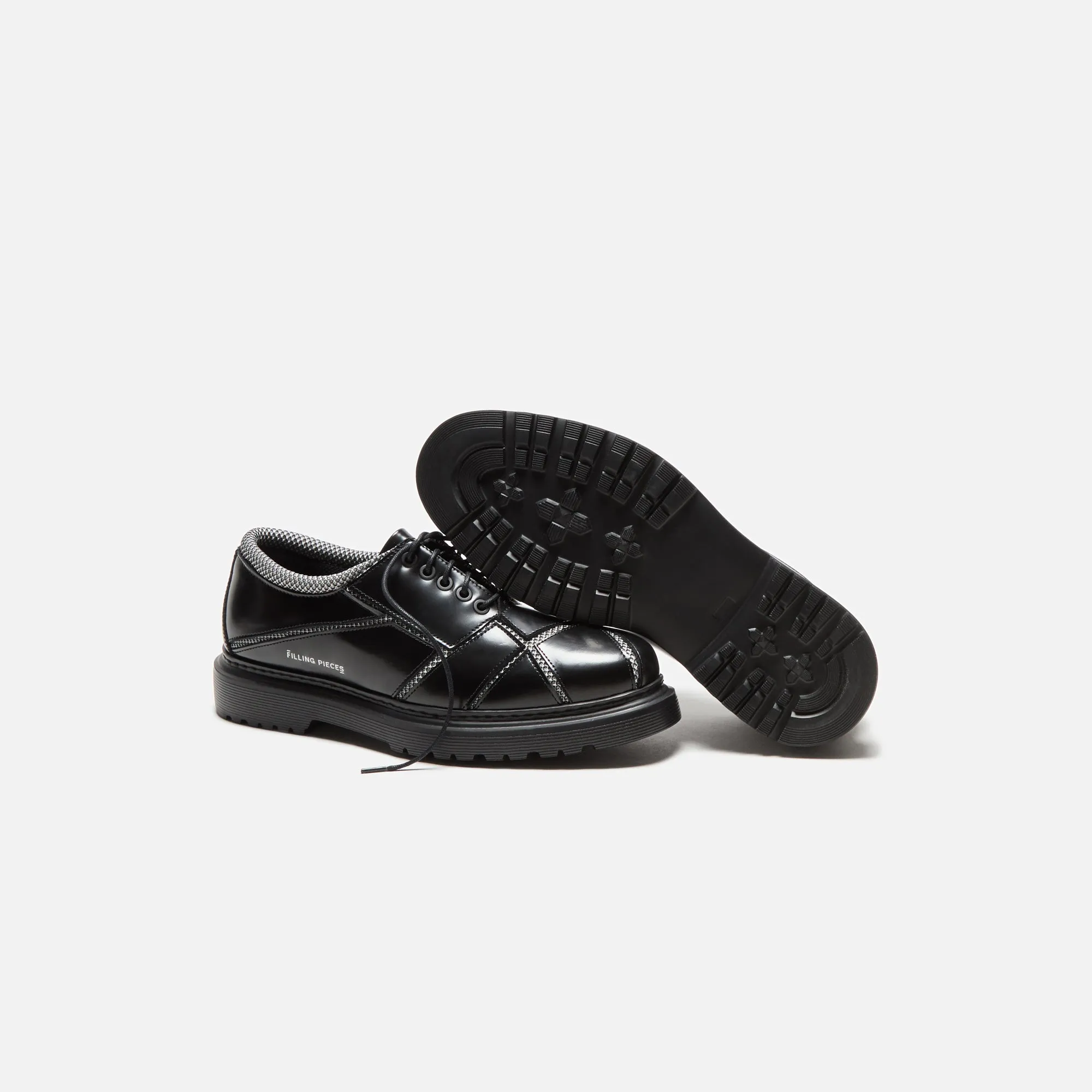 Comfort Repossess Breathable Fabric Lining Design Filling Pieces Derby Rohe - Black