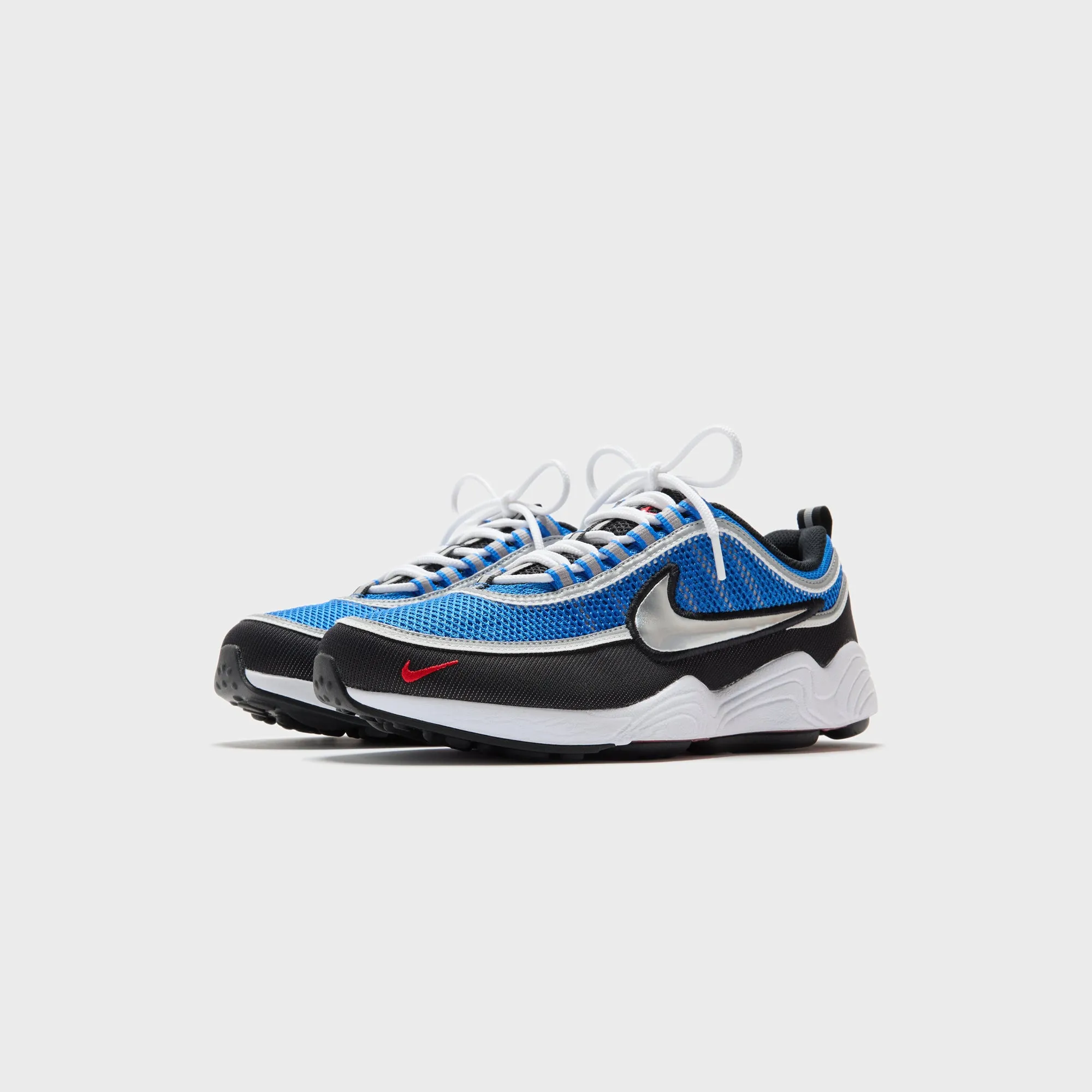 Step Into Strength Nike Air Zoom Spiridon - Signal Blue / Metallic Luster / Black / White / University Red