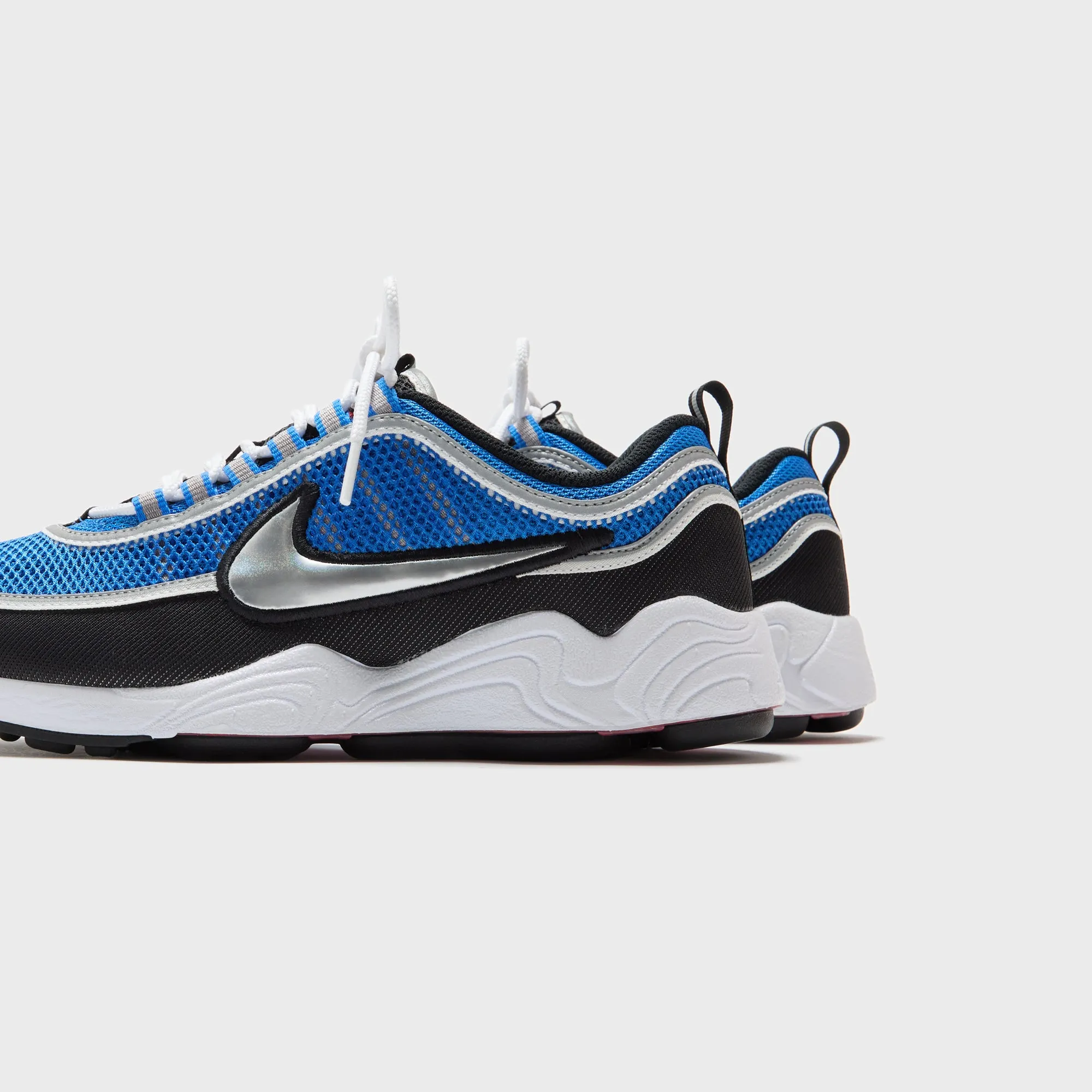Sweetest Day Sale Born to Stand Out Nike Air Zoom Spiridon - Signal Blue / Metallic Luster / Black / White / University Red
