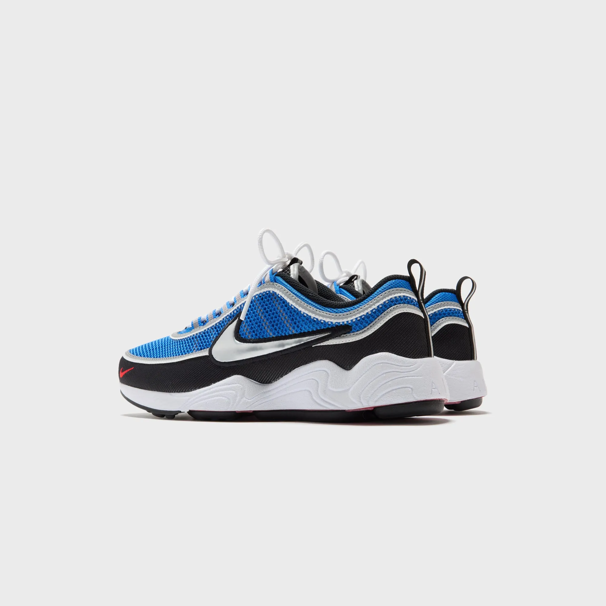 Chase What Moves You Nike Air Zoom Spiridon - Signal Blue / Metallic Luster / Black / White / University Red