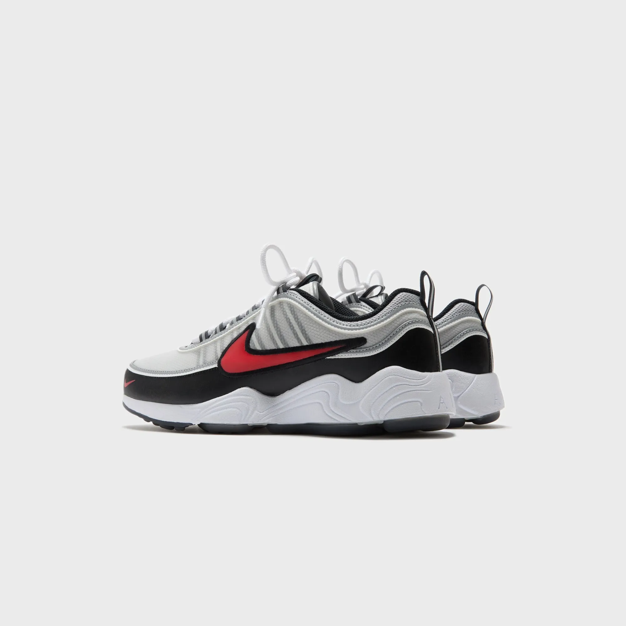 Memorial Day Sale Independence Day Sale Nike Zoom Spiridon - Metallic Silver / Sport Red / Black / White