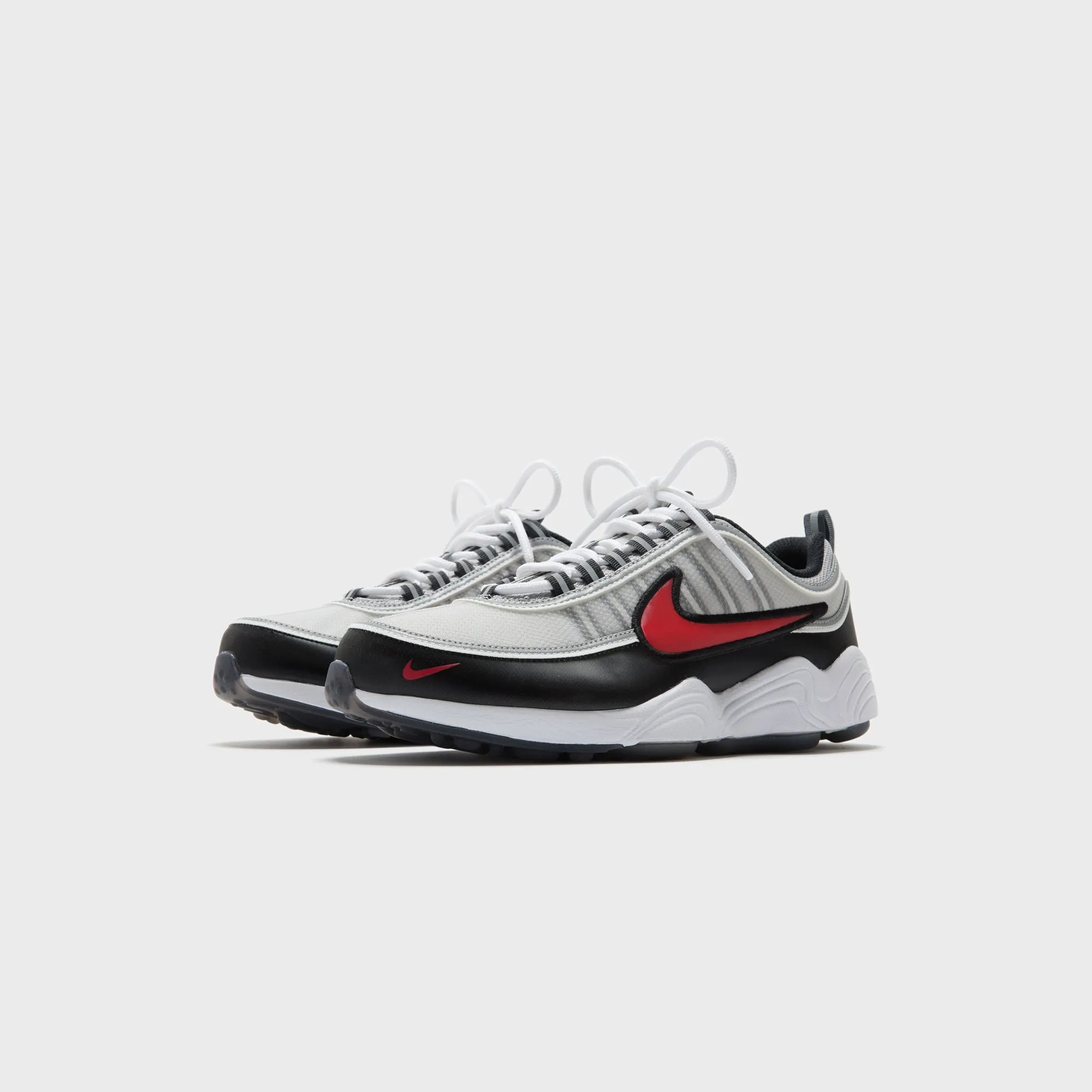 Great Value Biggest Sale of the Year Nike Zoom Spiridon - Metallic Silver / Sport Red / Black / White