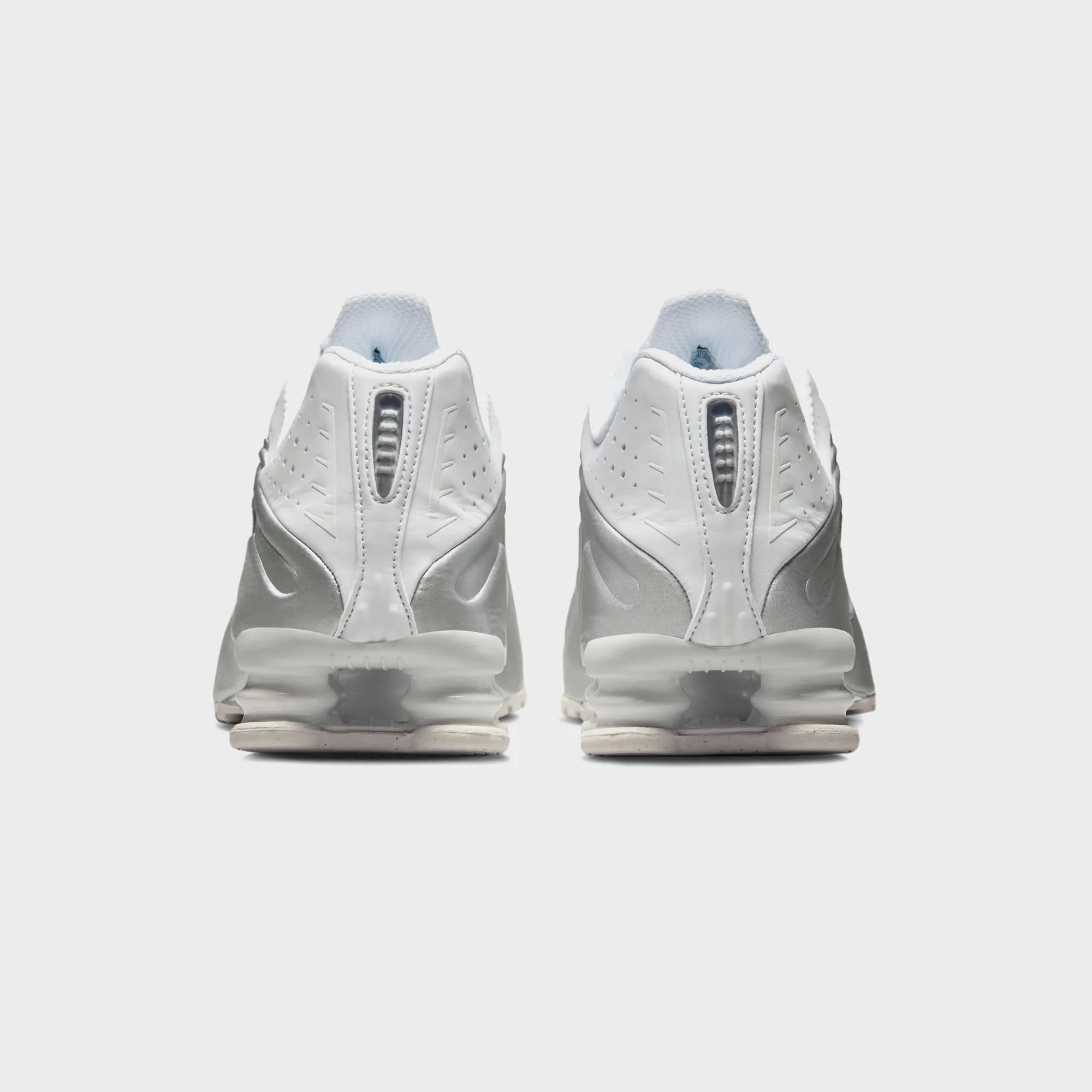 New Year's Eve Sale Budget Friendly Nike Shox R4 - White / Metallic Silver / White / Bright Crimson