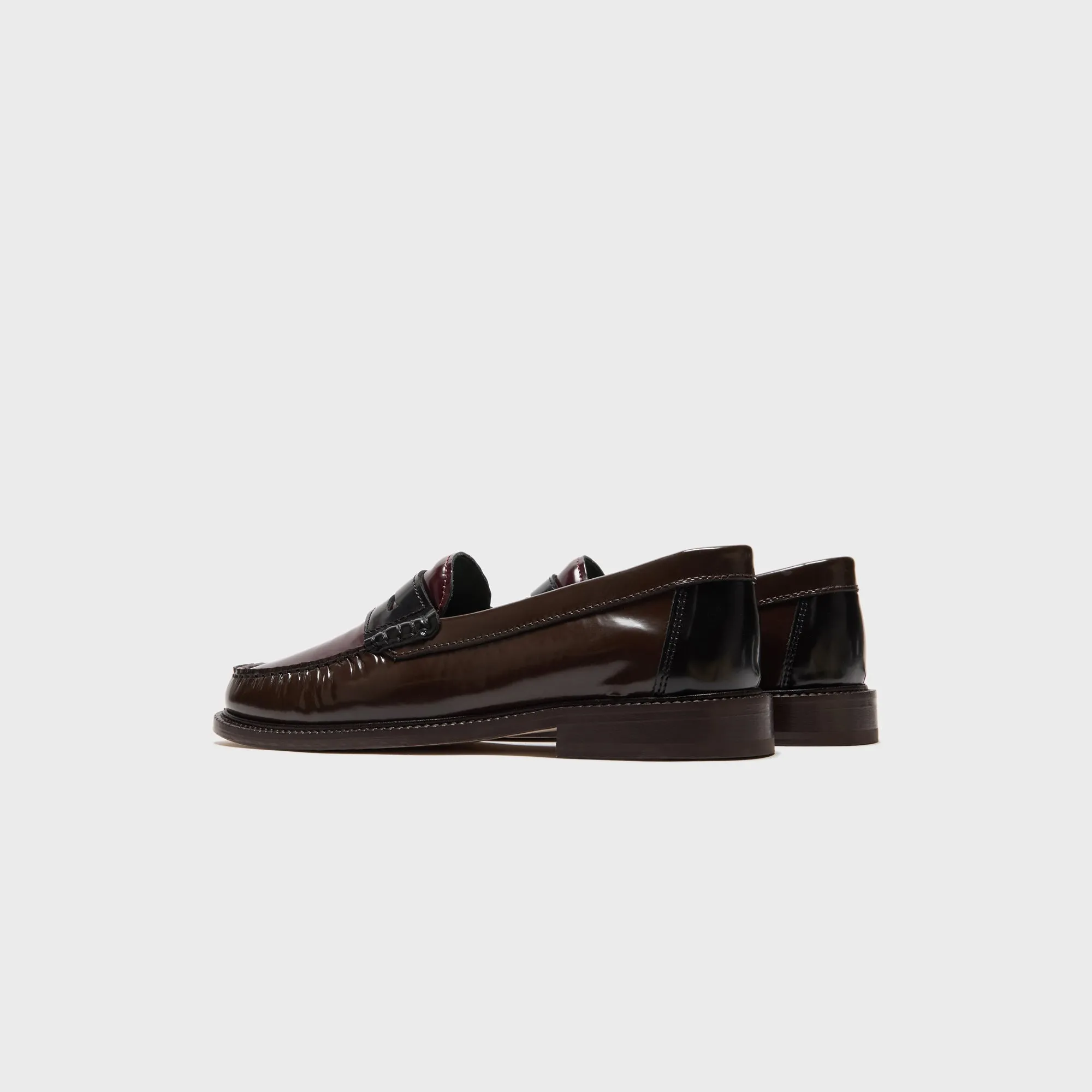 Wellness Conductive Vinny'S Yardee Mocassin Loafer - Brown / Burgundy / Blue Polido Leather