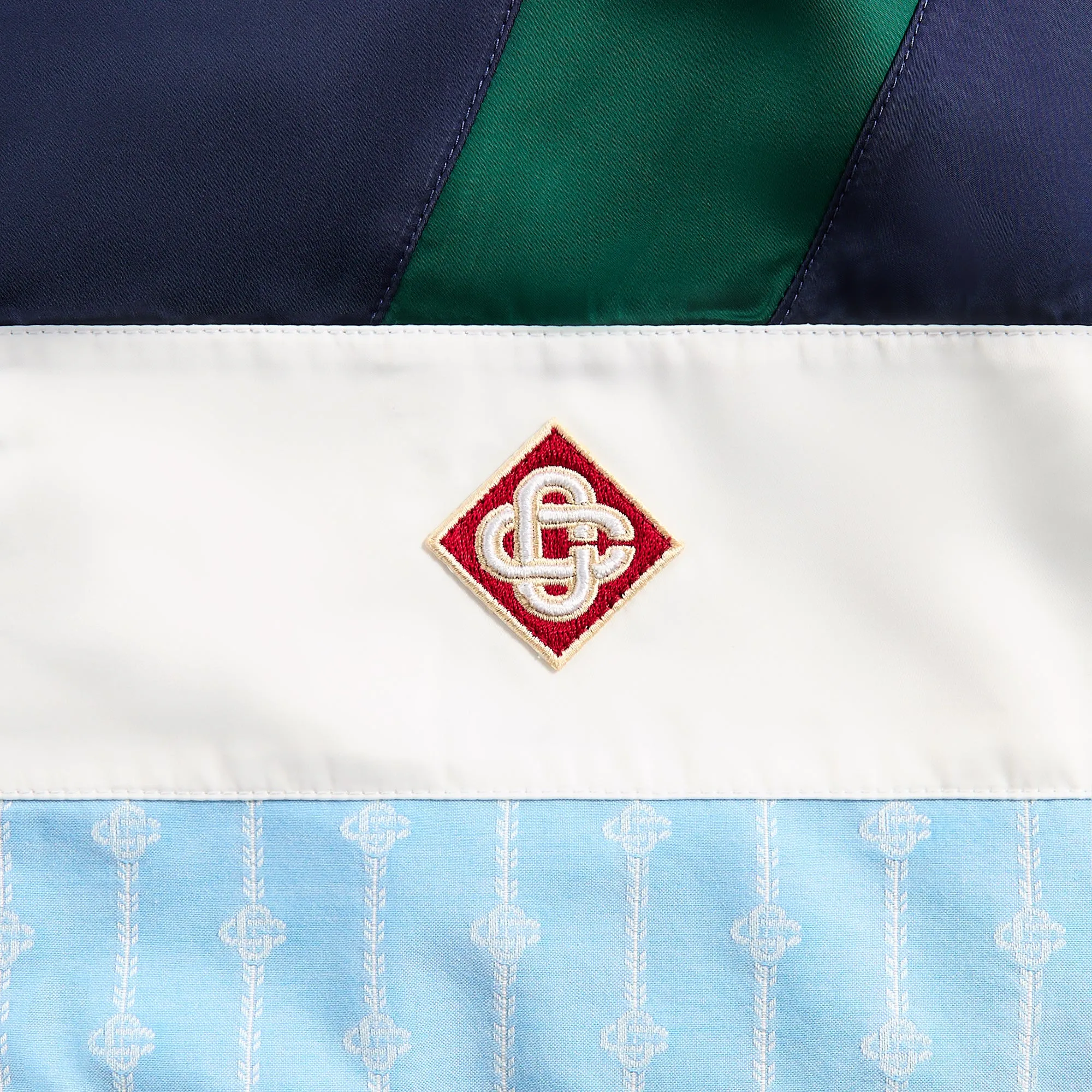 Bermuda Shorts Casablanca Nylon Track Jacket - Blue