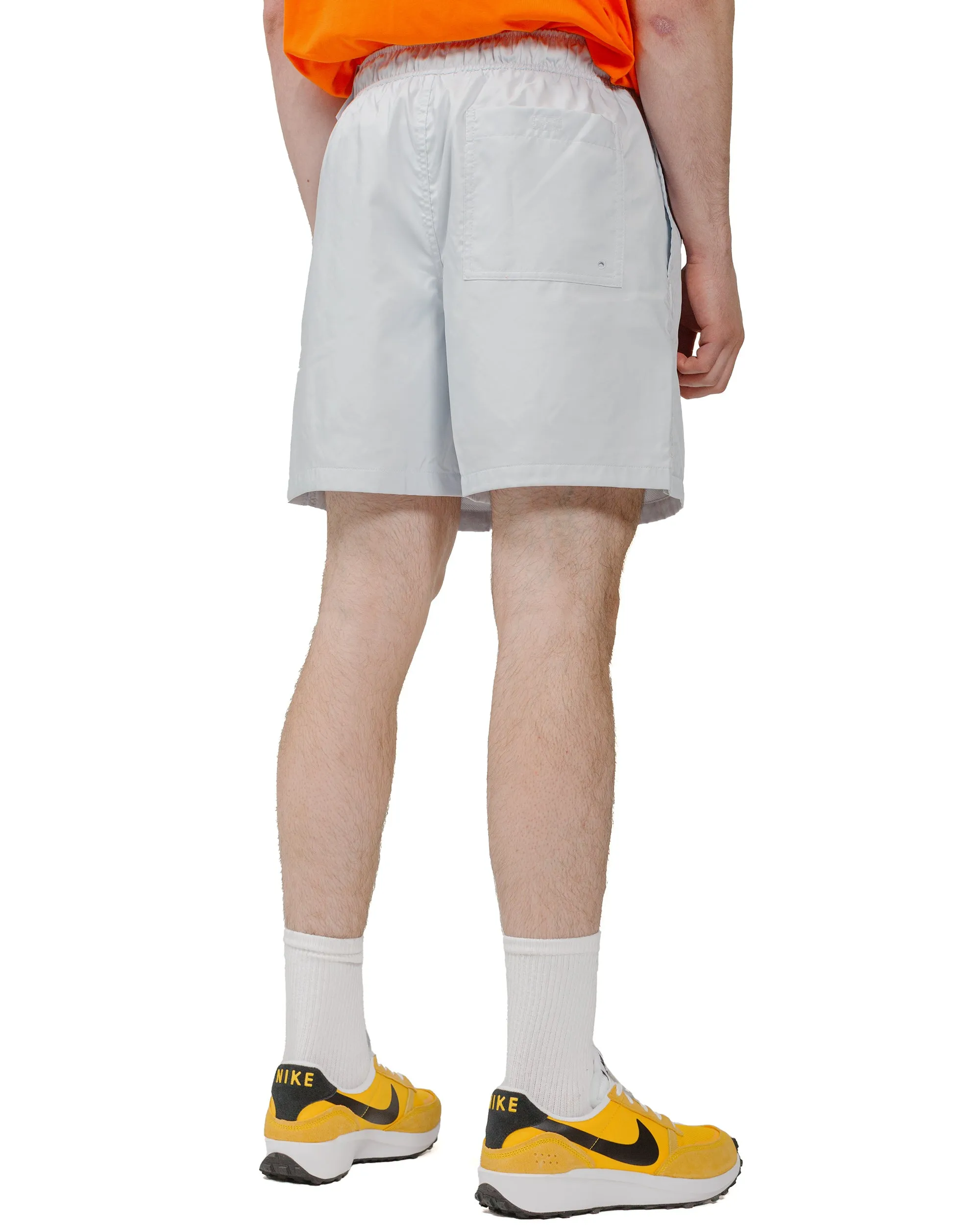 Durable Footbed Comfortable Polyimide Nike Club Flow Short Pure Platinum/White