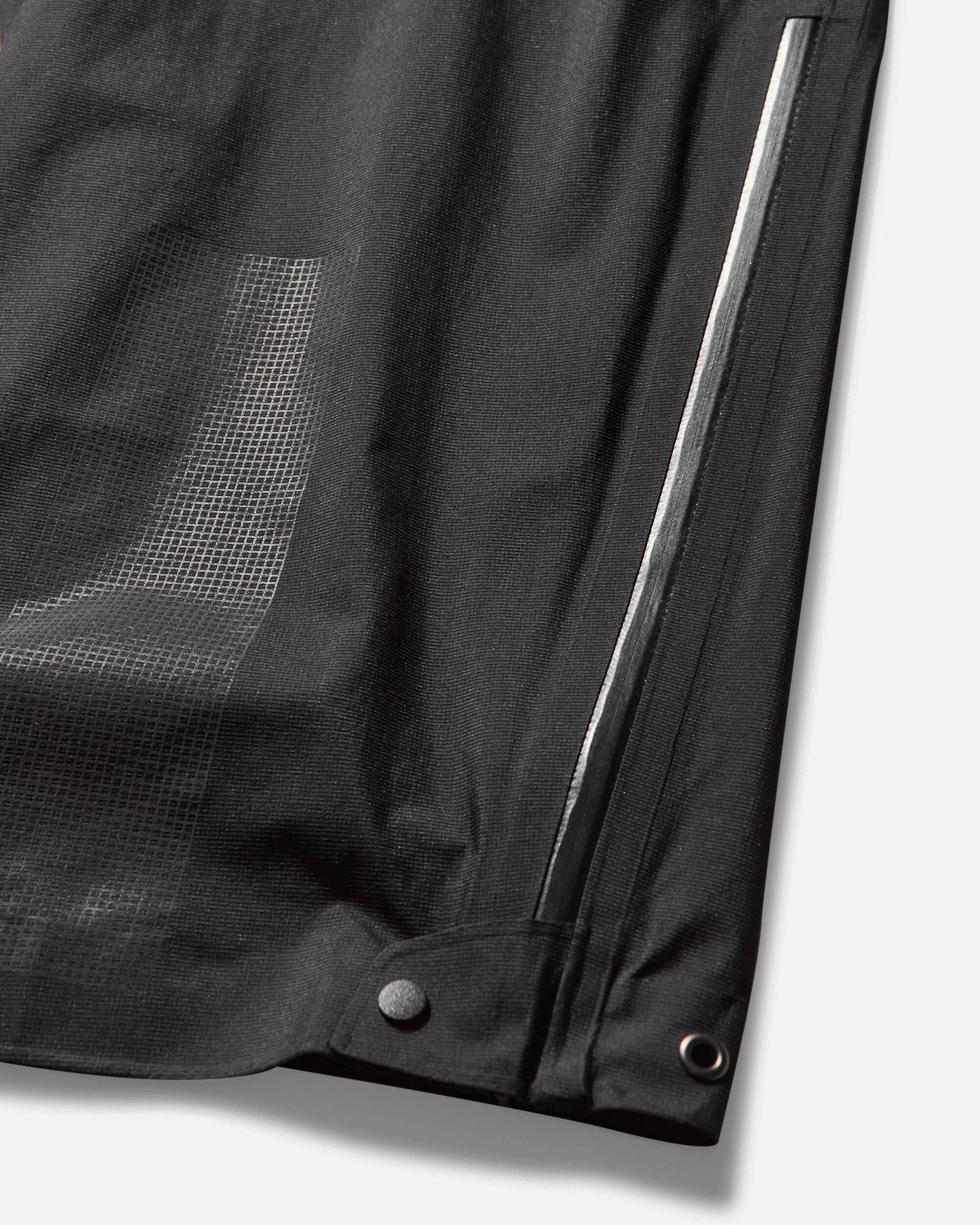Accessory Compatible Comfortable Relaxinging Men'S Pertex 3L Rain Pants Black