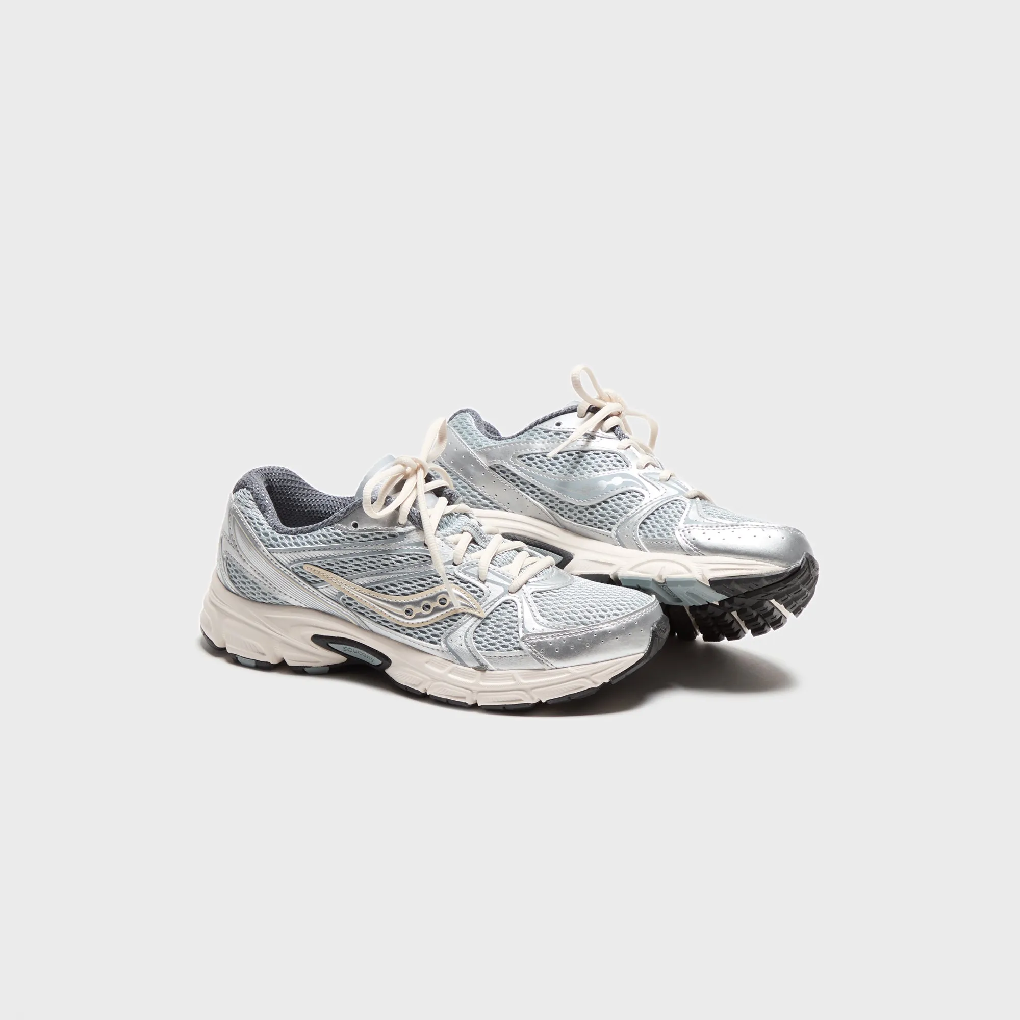 Saucony Ride Millennium - Silver / Cream Heat Retention Ability