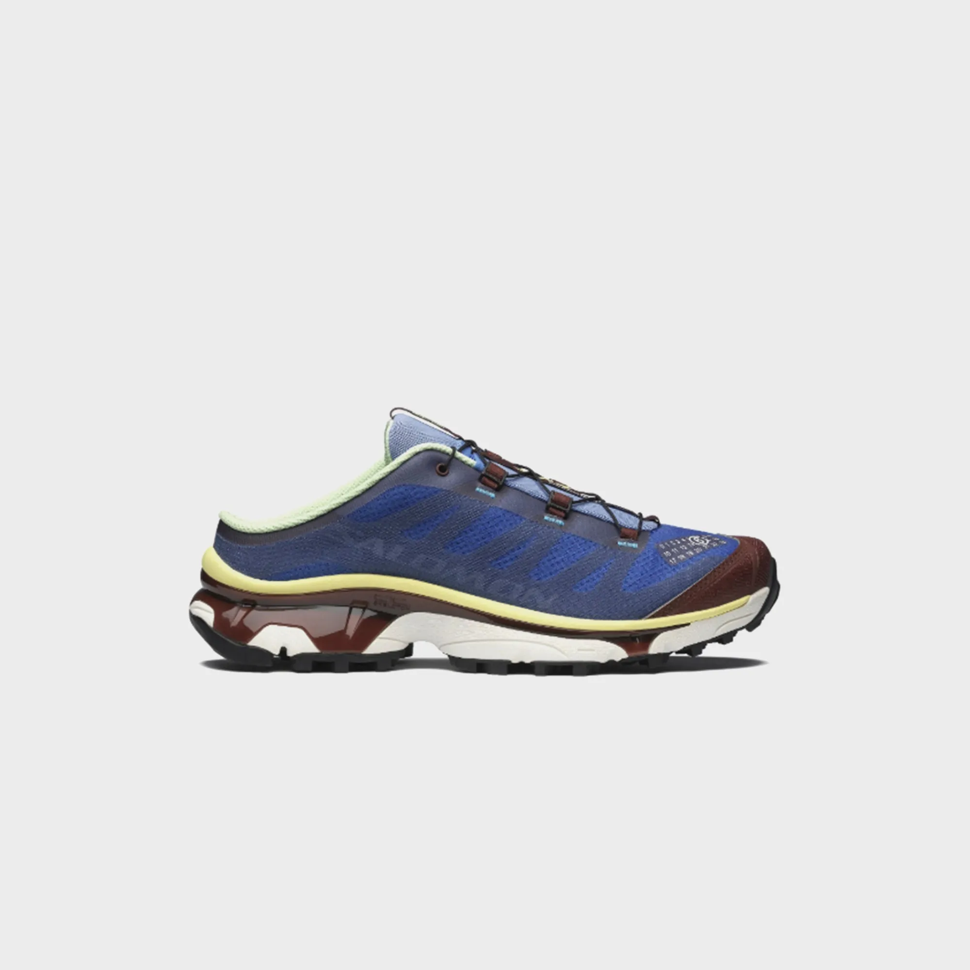 Durability Ingredient Mm6 Maison Margiela X Salomon Xt-4 Mule - Ultramarine / Rum Raisin / Yellow