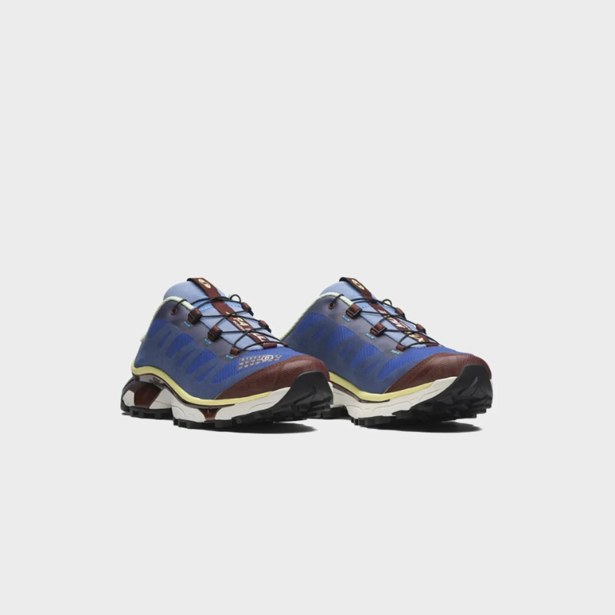 Mm6 Maison Margiela X Salomon Xt-4 Mule - Ultramarine / Rum Raisin / Yellow Trolley Suitcase