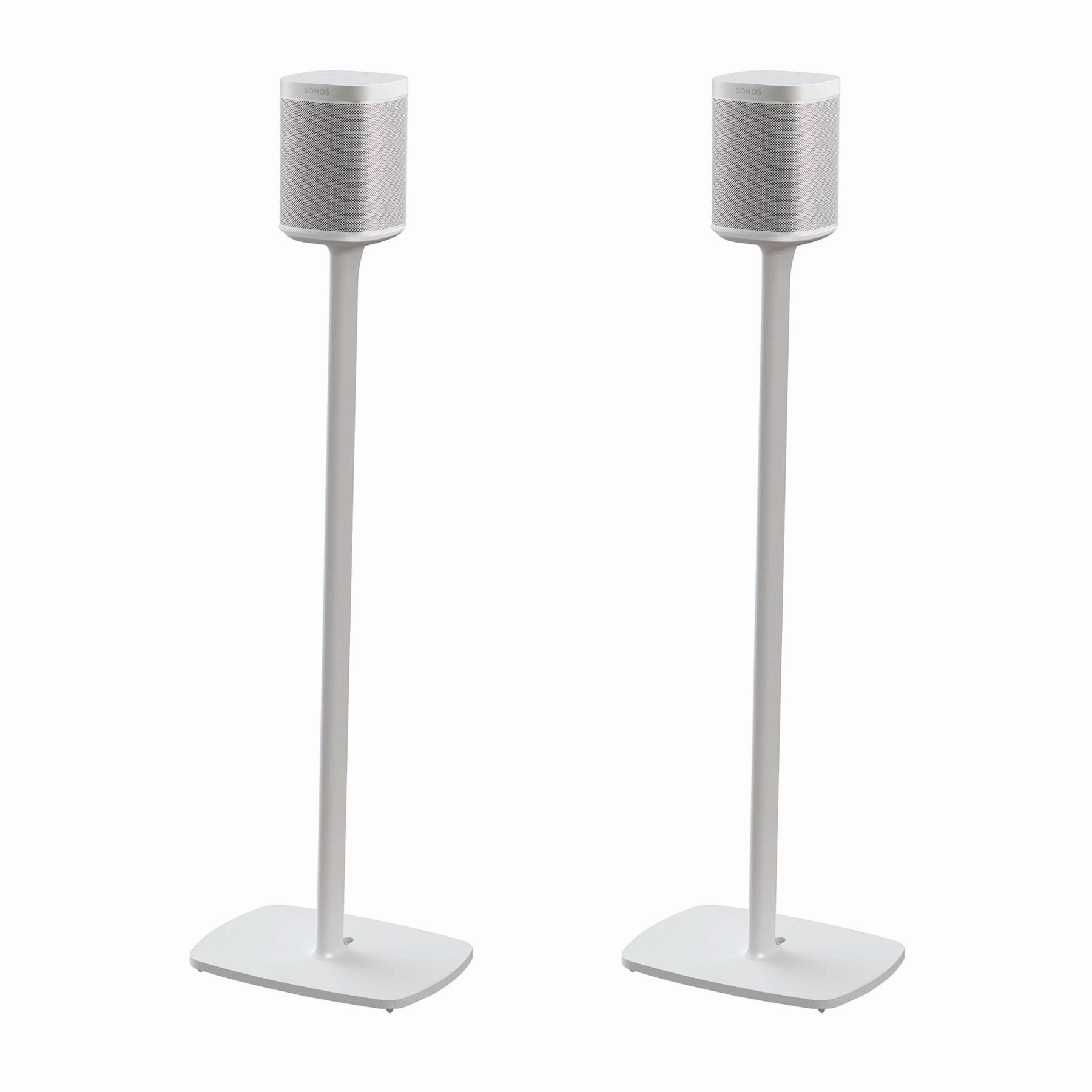 Flexson: Floor Stand For Sonos 1 - White (Pair) (AAV-FLXS1FS2011US) hi-fi digital music server,hi-fi speaker wall mount,hi-fi amp upgrade