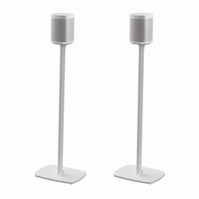 Flexson: Floor Stand For Sonos 1 - White (Pair) (AAV-FLXS1FS2011US) hi-fi digital music server,hi-fi speaker wall mount,hi-fi amp upgrade