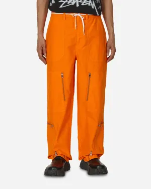 Flight Nyco Ripstop Pigment Dyed Pants Orange Seasonally