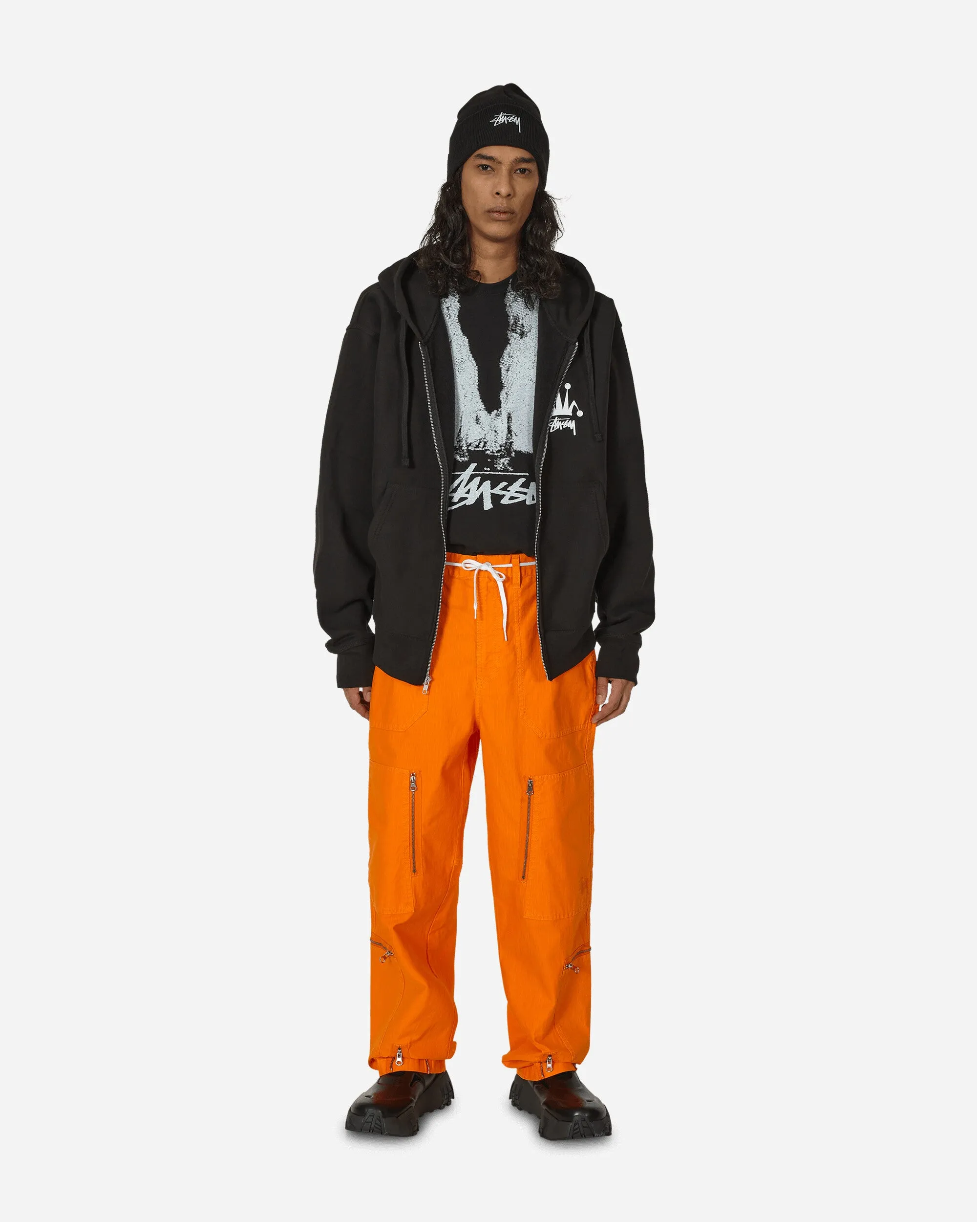Soundproof Insulation Flight Nyco Ripstop Pigment Dyed Pants Orange