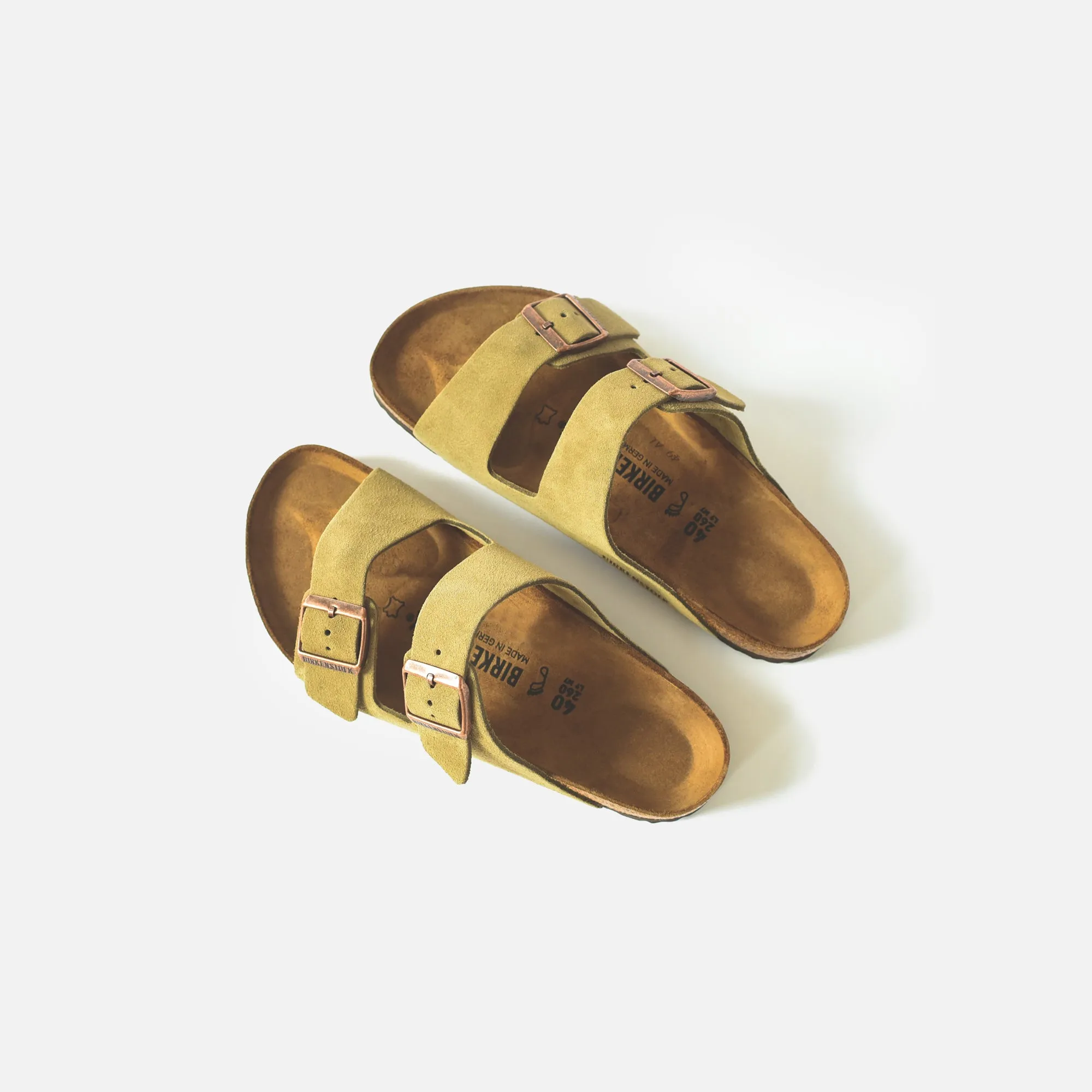 Pouch Cushioning System Birkenstock Wmns Arizona Suede - Taupe