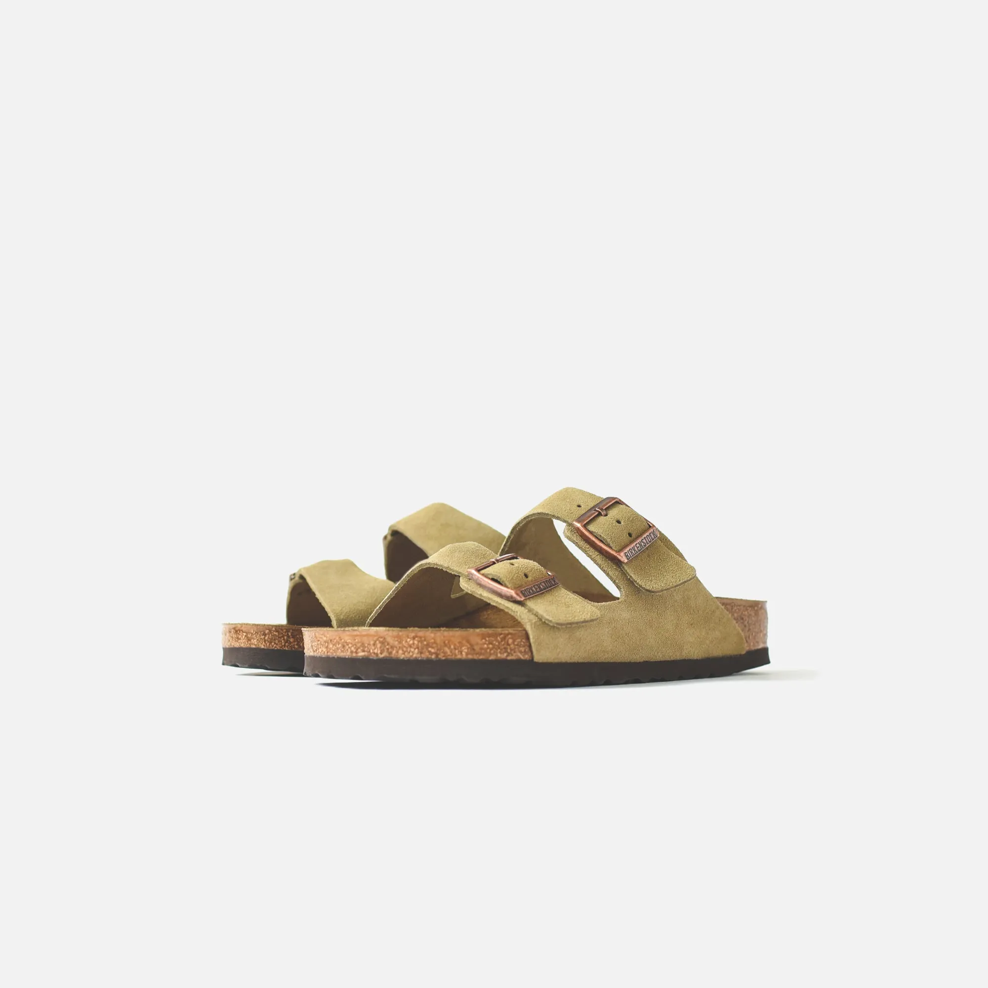 Birkenstock Wmns Arizona Suede - Taupe Lacing System Shock Absorbing Standard