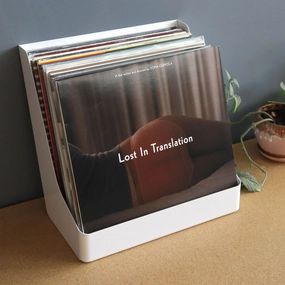Flipbin: Model 33 Vinyl Record Holder hi-fi DAC amp combo,hi-fi speaker impedance matcher,hi-fi RCA switch