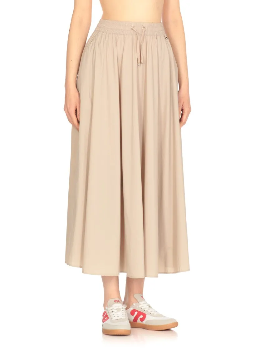 Jupe Longue Fluide Beige